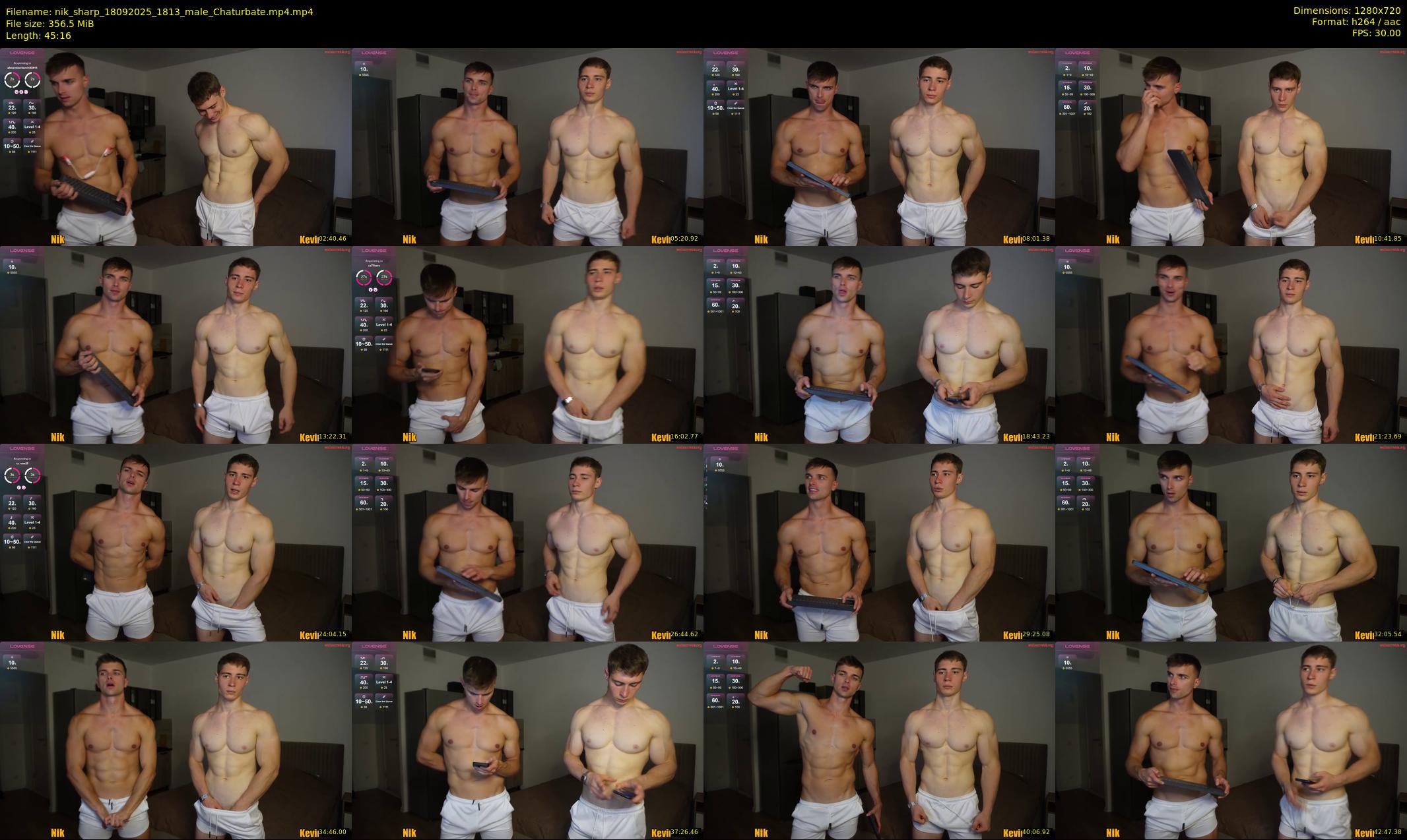 nik_sharp — 46 minute Chaturbate male cam show recording, 720p, Sep 18, 2025
