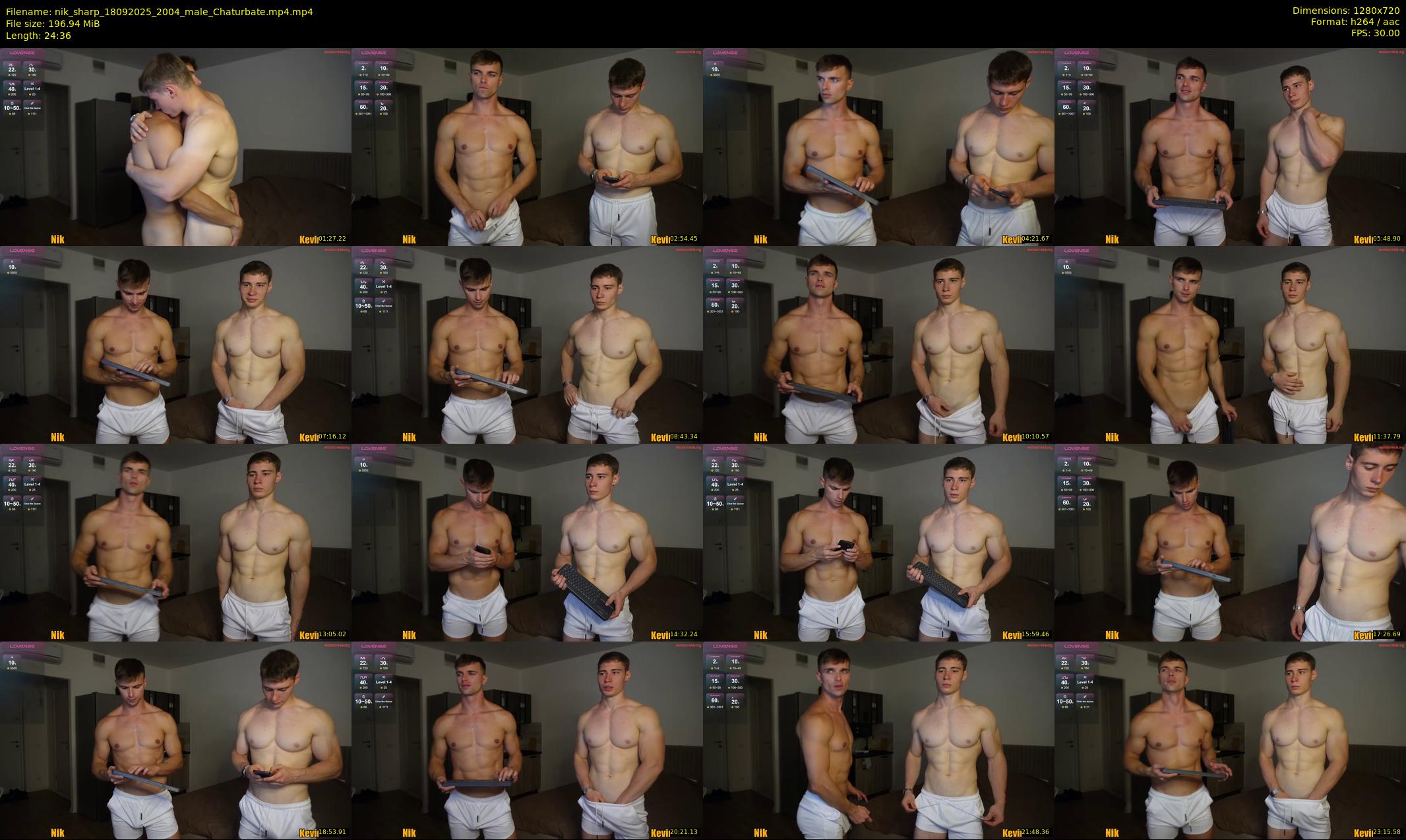 nik_sharp — 25 minute Chaturbate male cam show recording, 720p, Sep 18, 2025