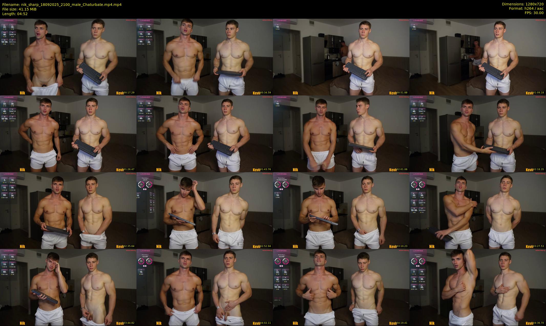nik_sharp — 5 minute Chaturbate male cam show recording, 720p, Sep 18, 2025