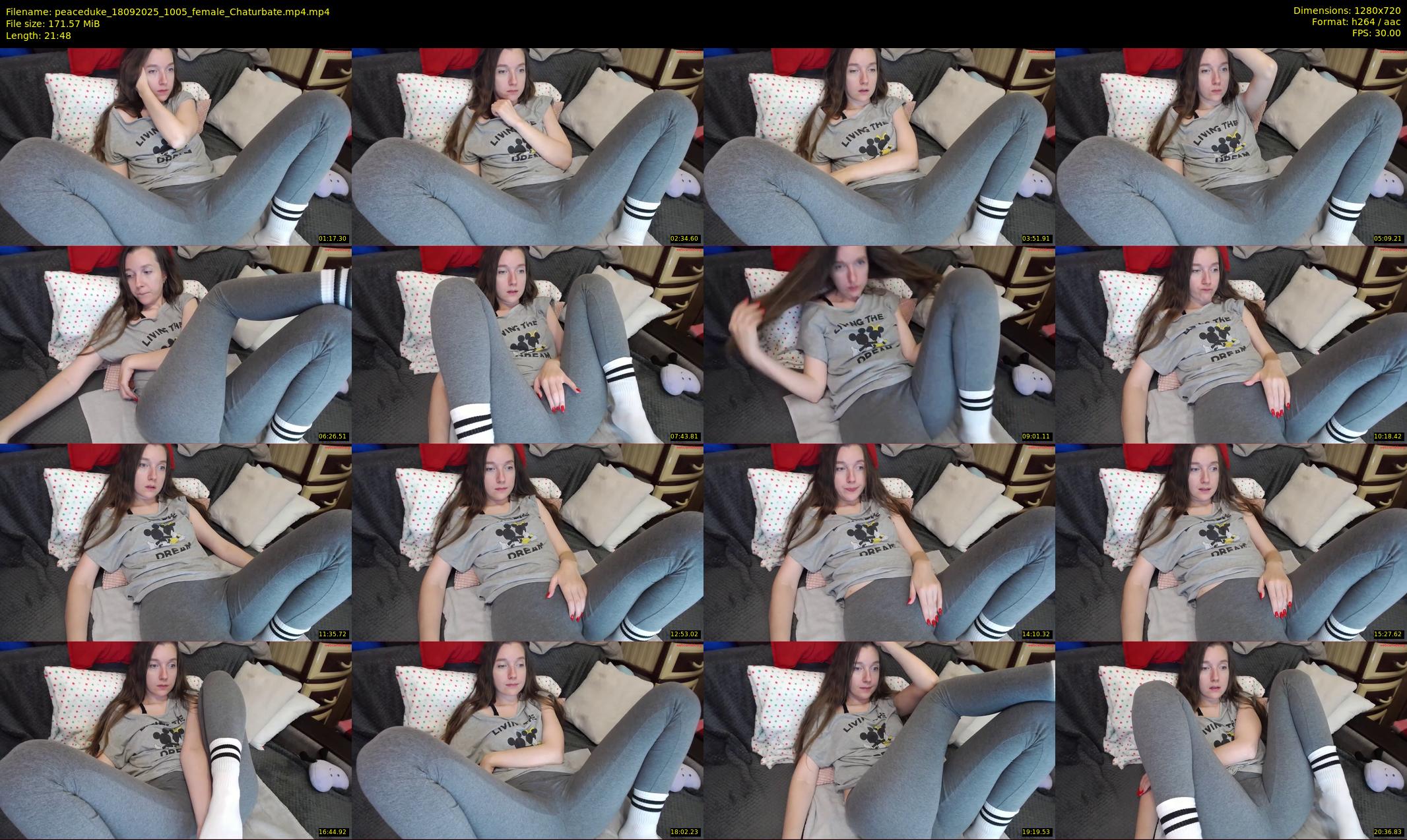 peaceduke — 22 minute Chaturbate female cam show recording, 720p, Sep 18, 2025