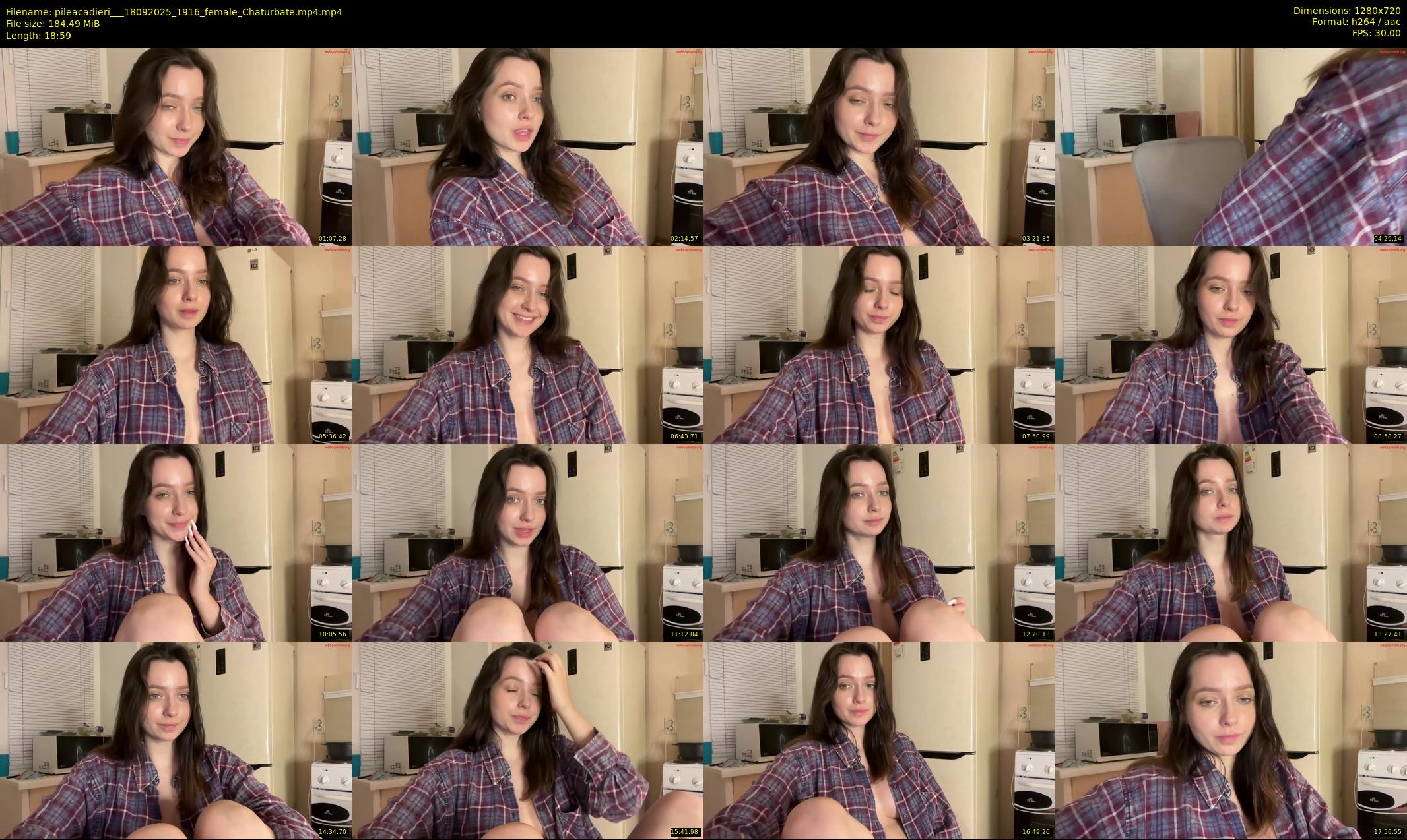 pileacadieri__ — 19 minute Chaturbate female cam show recording, 720p, Sep 18, 2025