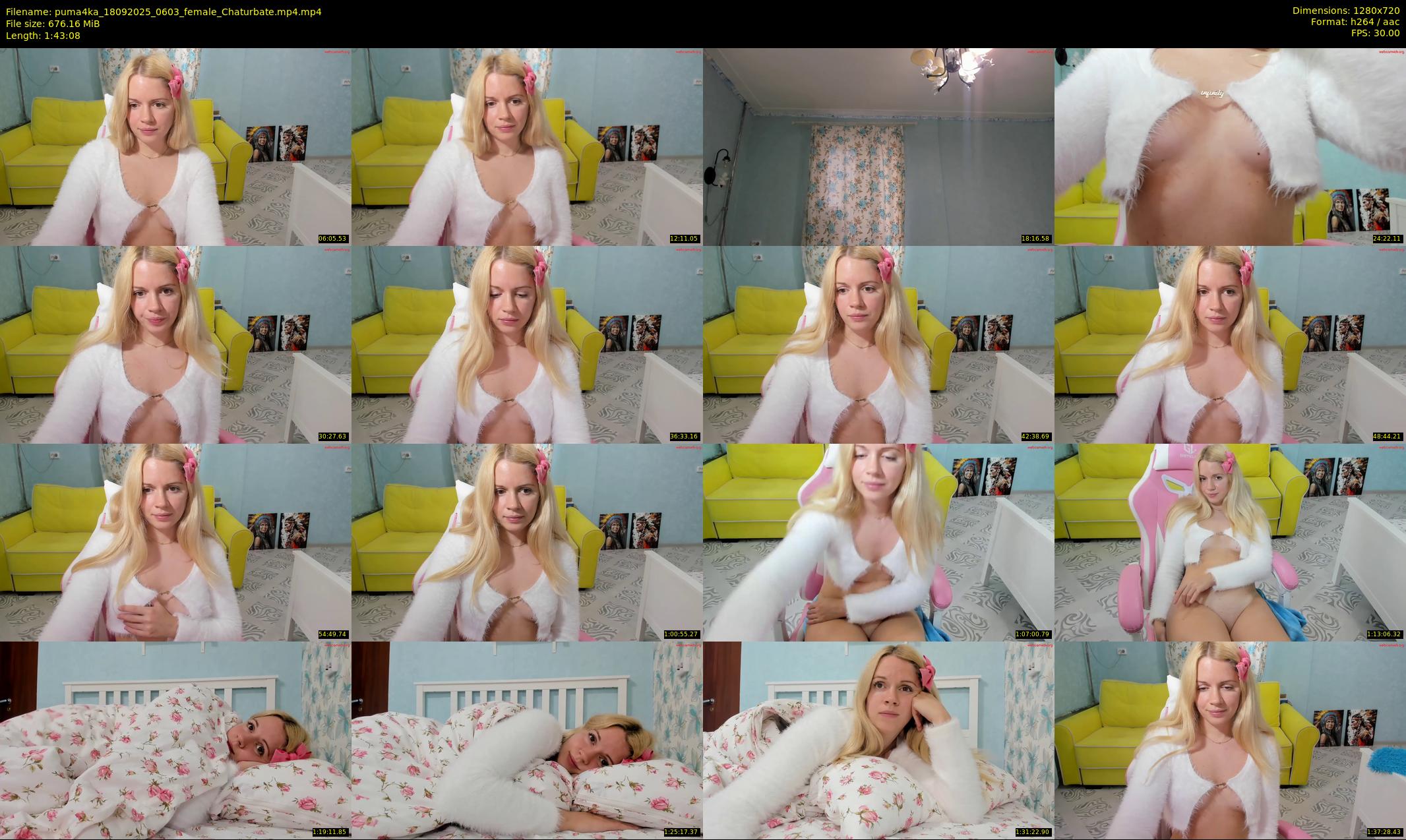 puma4ka — 104 minute Chaturbate female cam show recording, 720p, Sep 18, 2025