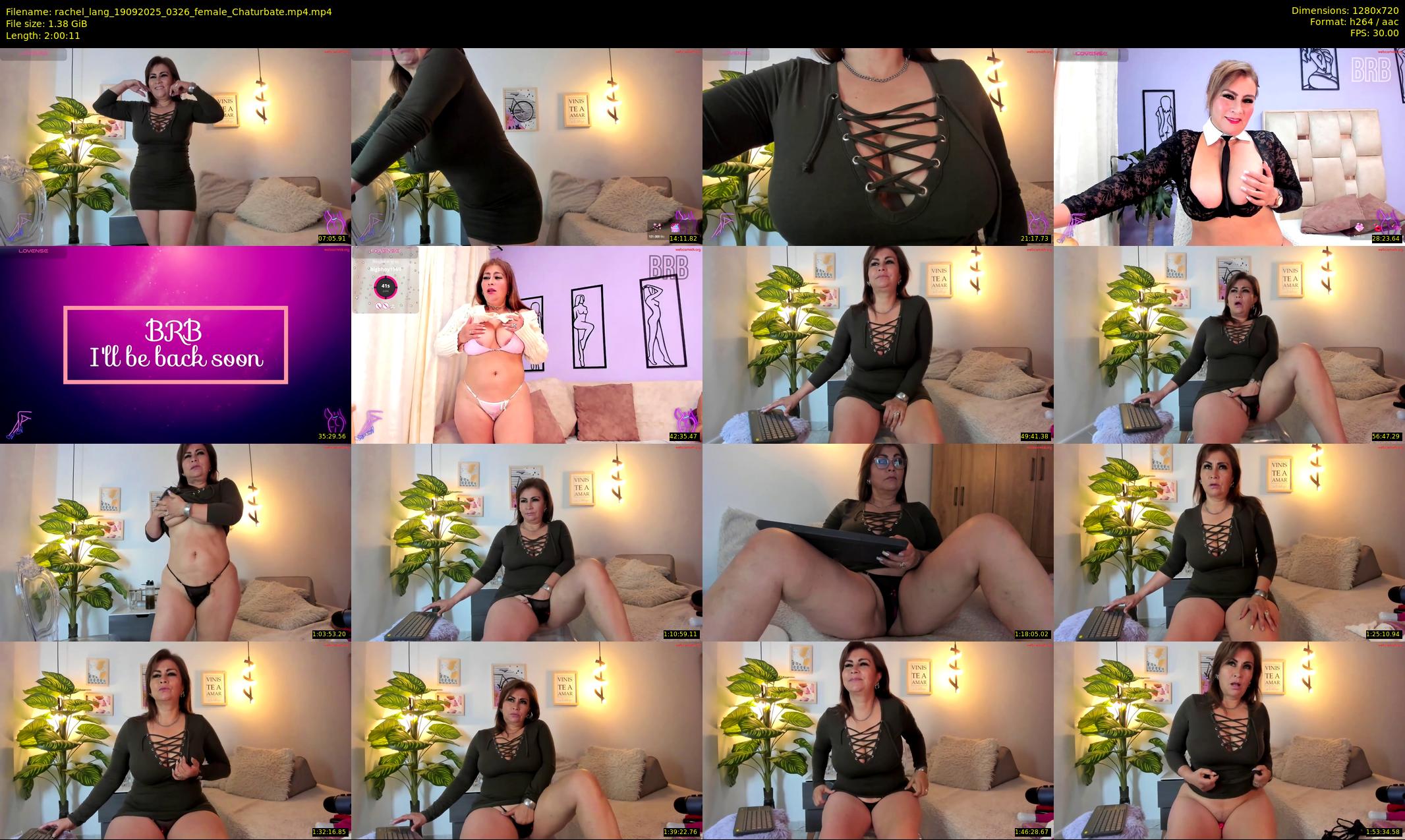 rachel_lang — 121 minute Chaturbate female cam show recording, 720p, Sep 19, 2025