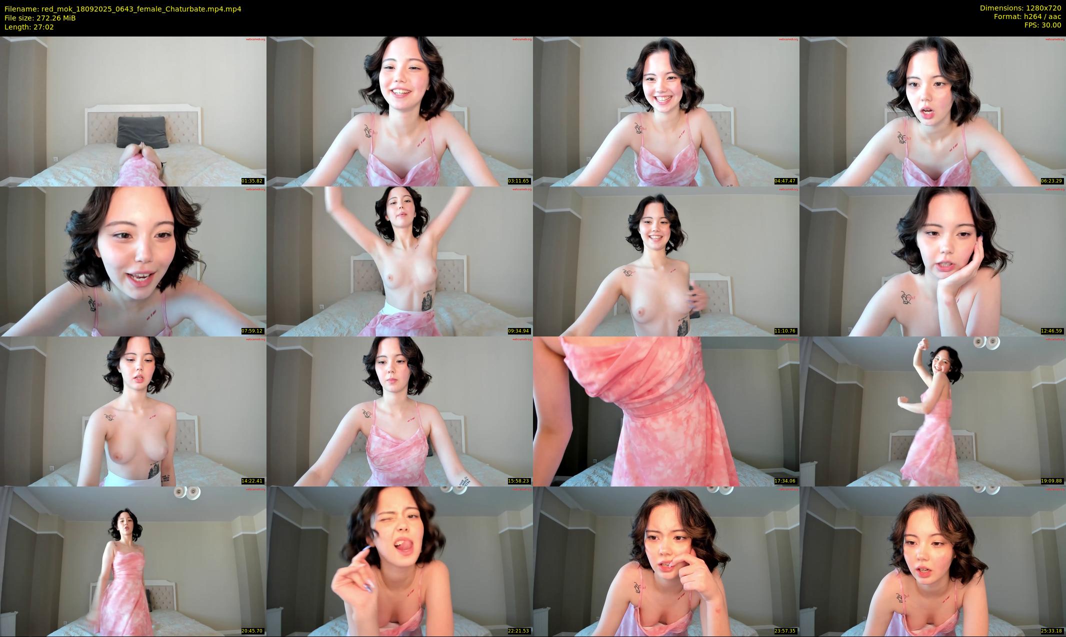red_mok — 28 minute Chaturbate female cam show recording, 720p, Sep 18, 2025