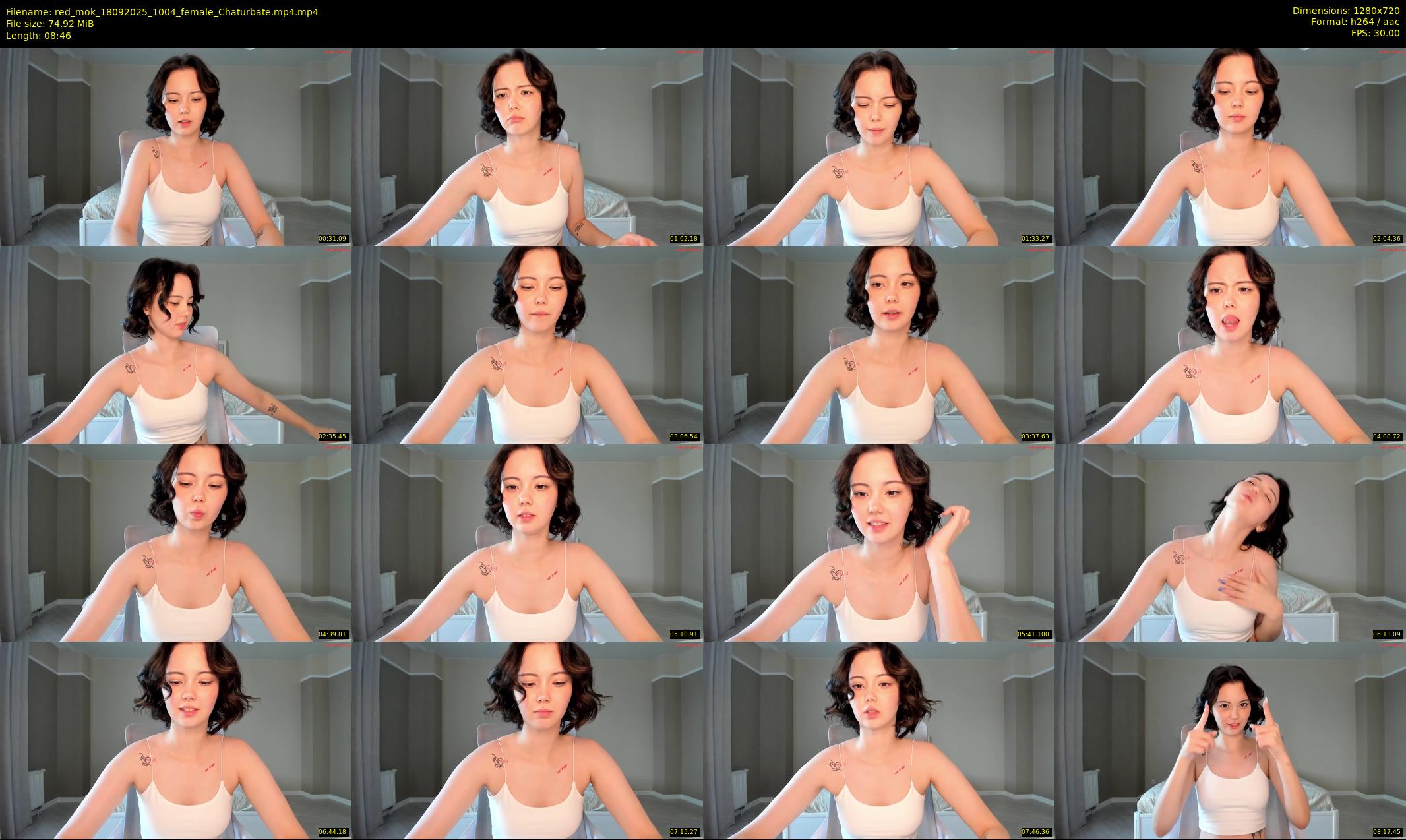 red_mok — 9 minute Chaturbate female cam show recording, 720p, Sep 18, 2025