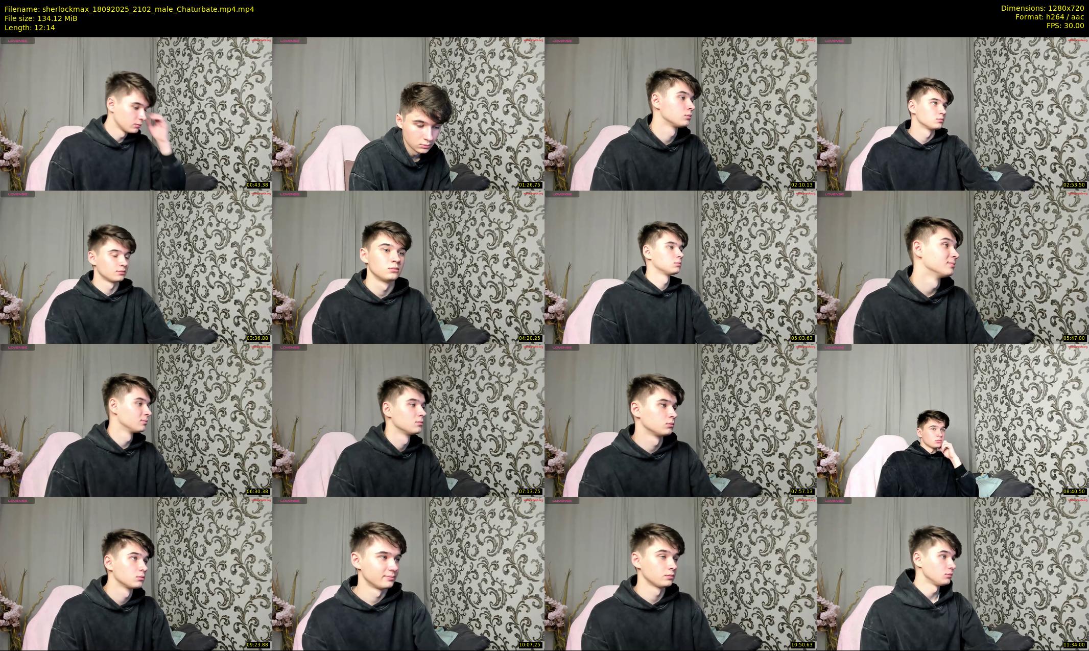 sherlockmax — 13 minute Chaturbate male cam show recording, 720p, Sep 18, 2025