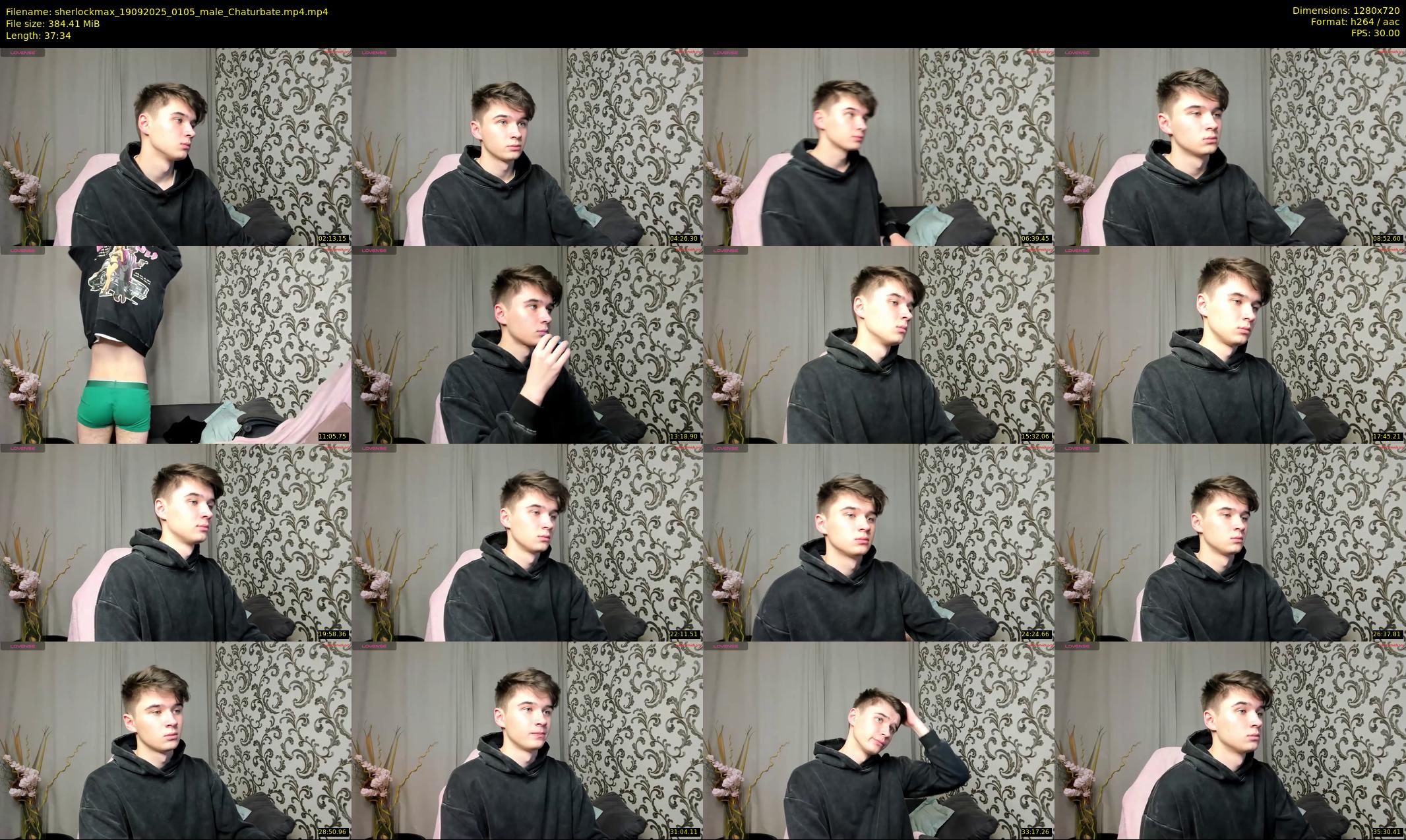 sherlockmax — 38 minute Chaturbate male cam show recording, 720p, Sep 19, 2025