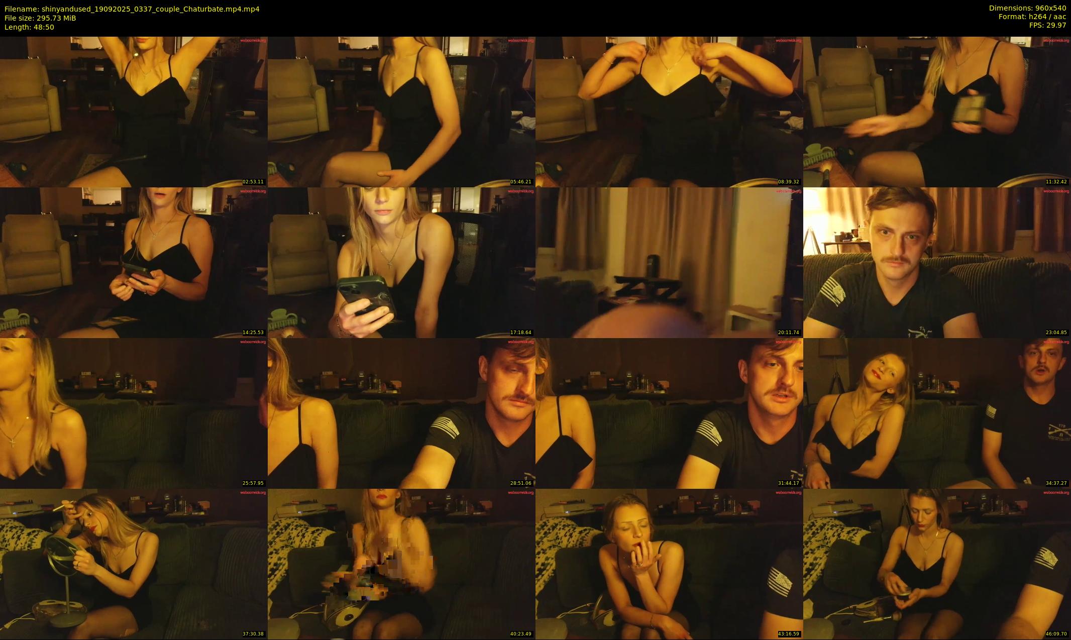 shinyandused — 49 minute Chaturbate couple cam show recording, 480p, Sep 19, 2025