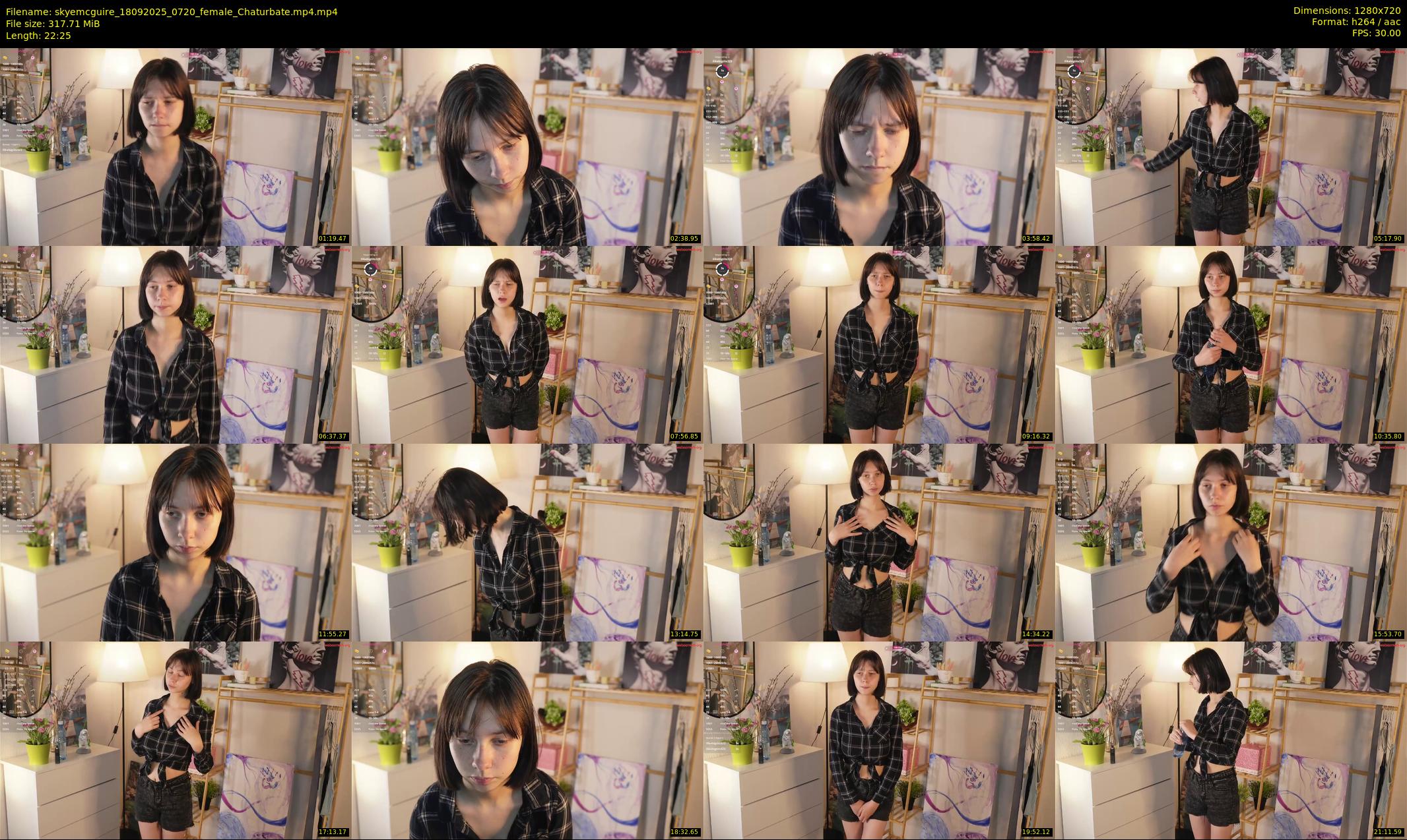 skyemcguire — 23 minute Chaturbate female cam show recording, 720p, Sep 18, 2025