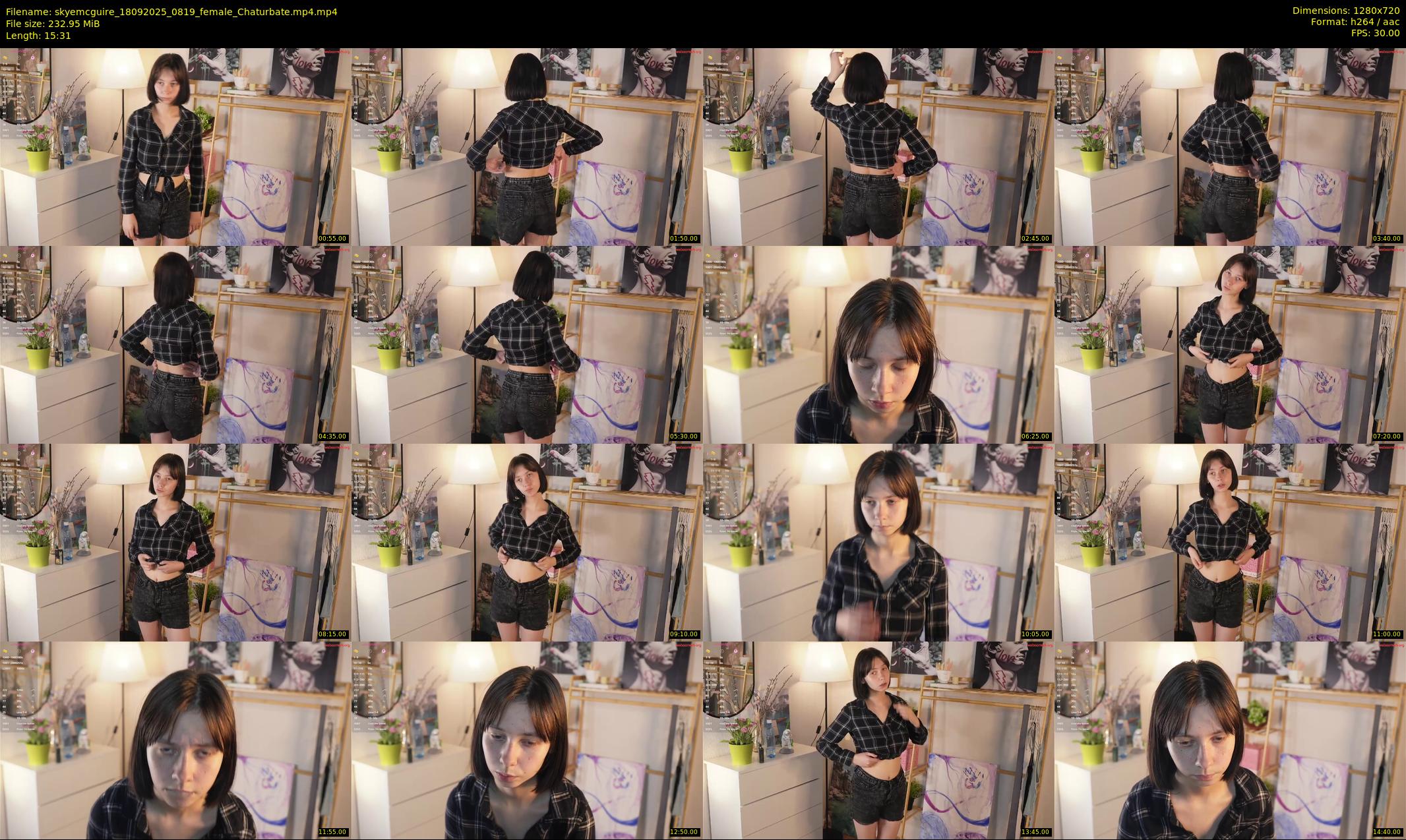 skyemcguire — 16 minute Chaturbate female cam show recording, 720p, Sep 18, 2025