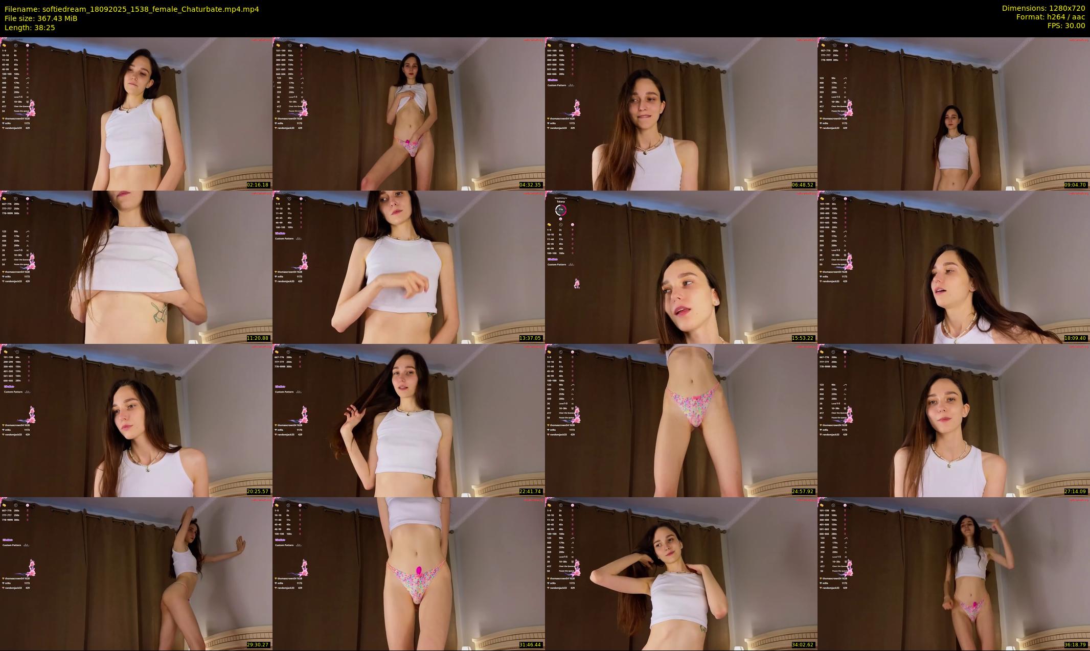 softiedream — 39 minute Chaturbate female cam show recording, 720p, Sep 18, 2025