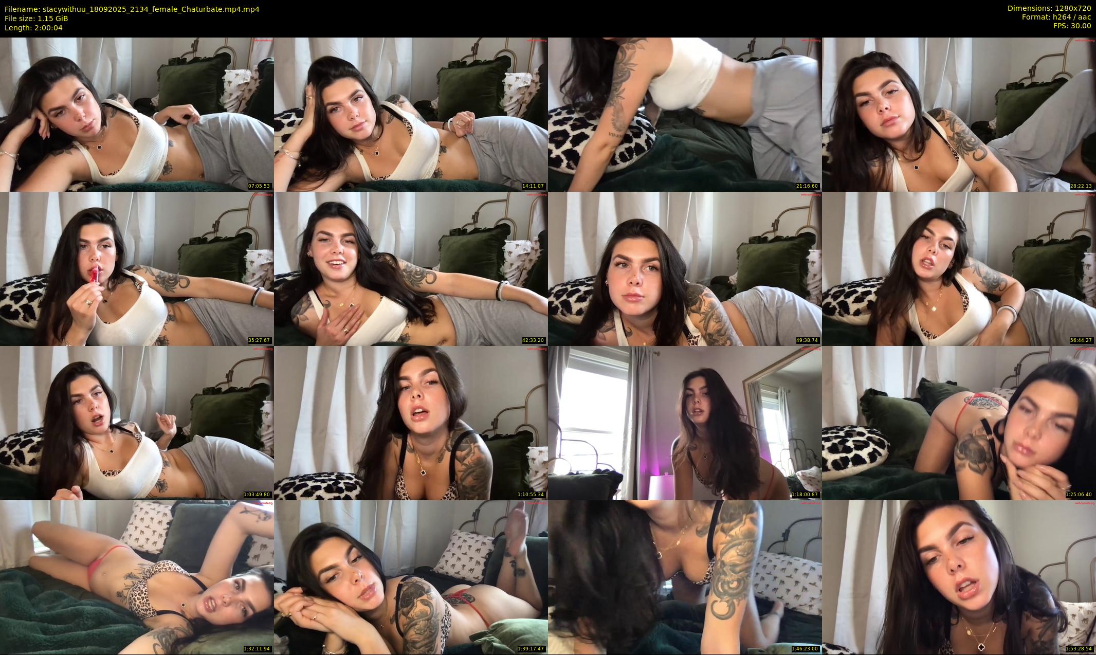 stacywithuu — 121 minute Chaturbate female cam show recording, 720p, Sep 18, 2025