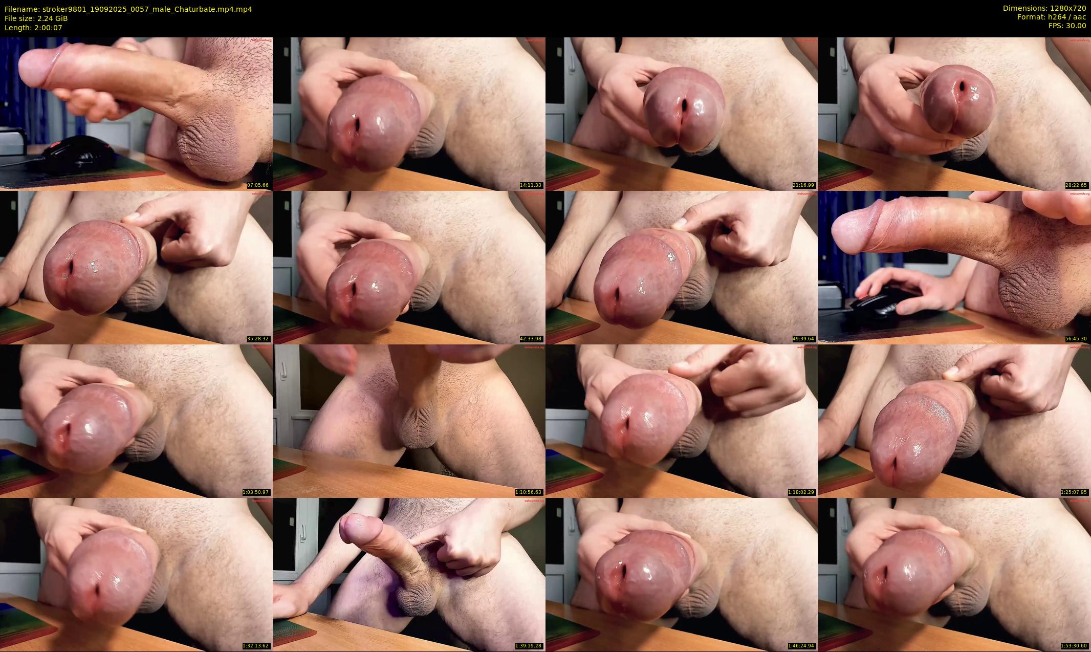 stroker9801 — 121 minute Chaturbate male cam show recording, 720p, Sep 19, 2025
