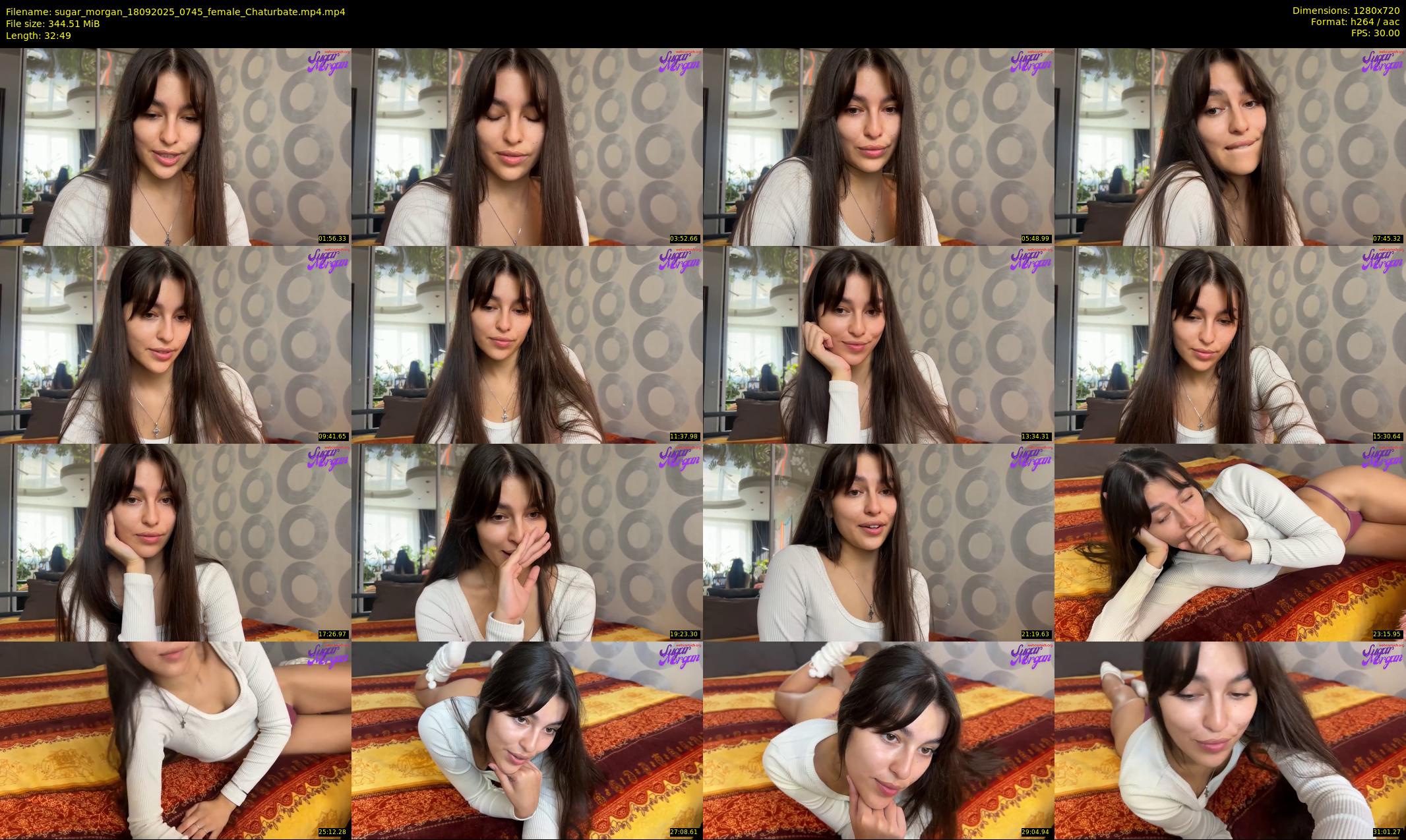 sugar_morgan — 33 minute Chaturbate female cam show recording, 720p, Sep 18, 2025