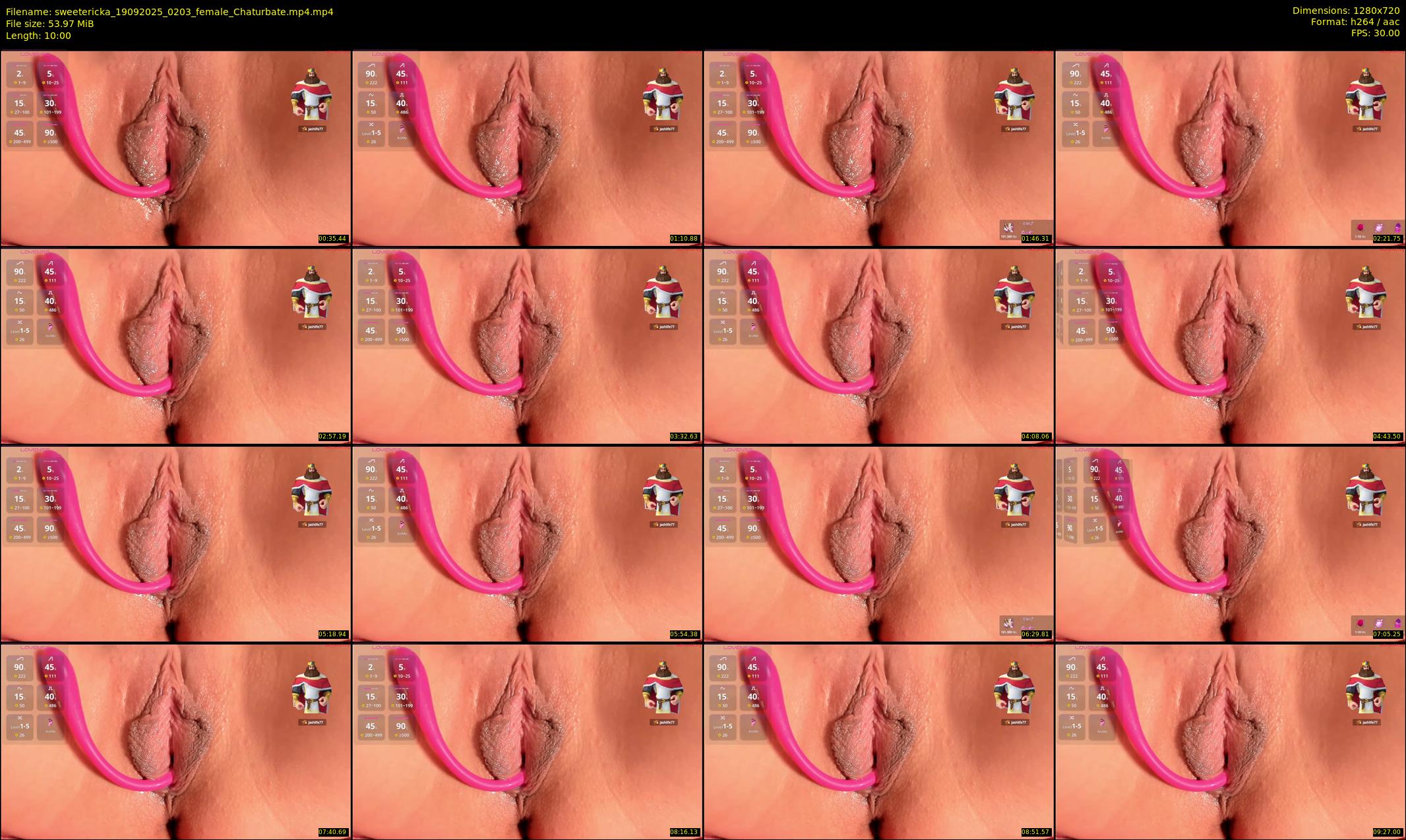 sweetericka — 10 minute Chaturbate couple cam show recording, 720p, Sep 19, 2025