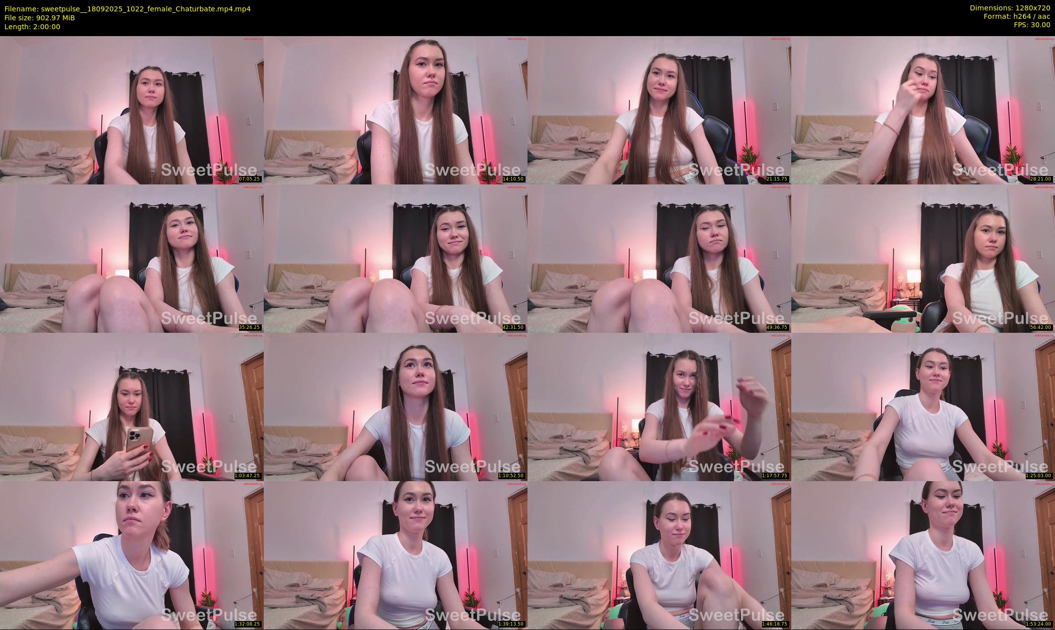 sweetpulse_ — 120 minute Chaturbate female cam show recording, 720p, Sep 18, 2025