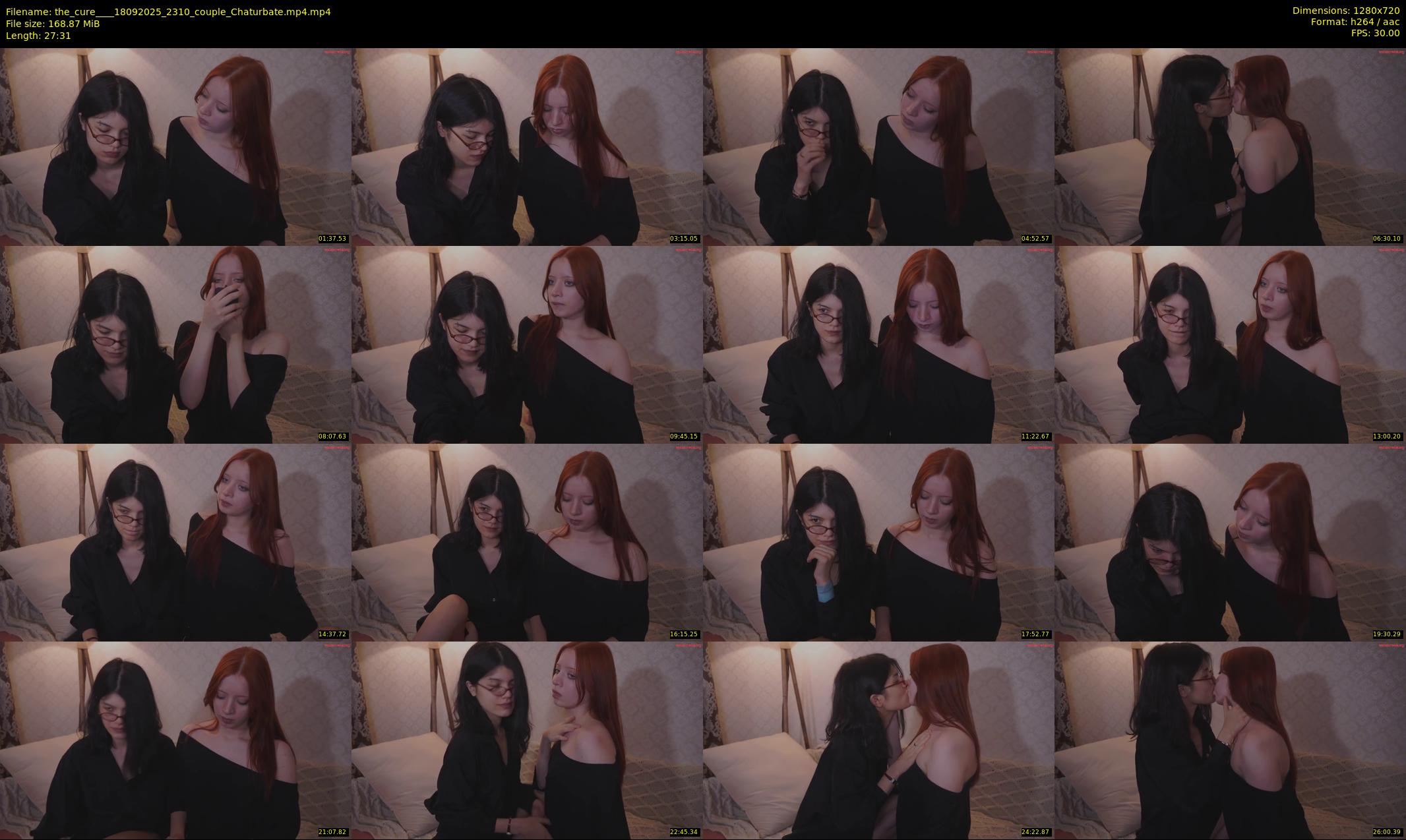 the_cure___ — 28 minute Chaturbate couple cam show recording, 720p, Sep 18, 2025
