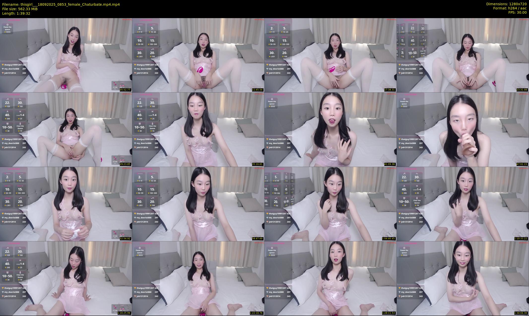 thisgirl__ — 100 minute Chaturbate female cam show recording, 720p, Sep 18, 2025