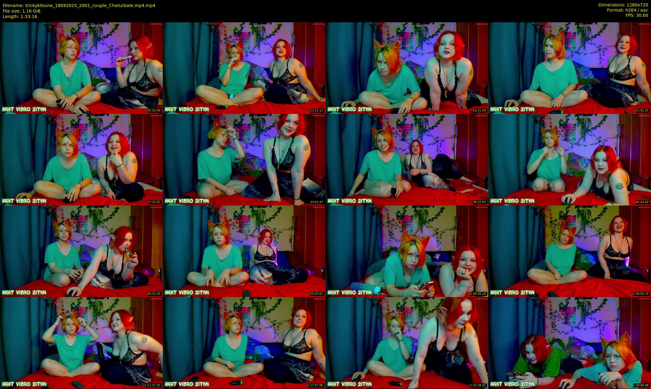 trickykitsune — 94 minute Chaturbate female cam show recording, 720p, Sep 18, 2025