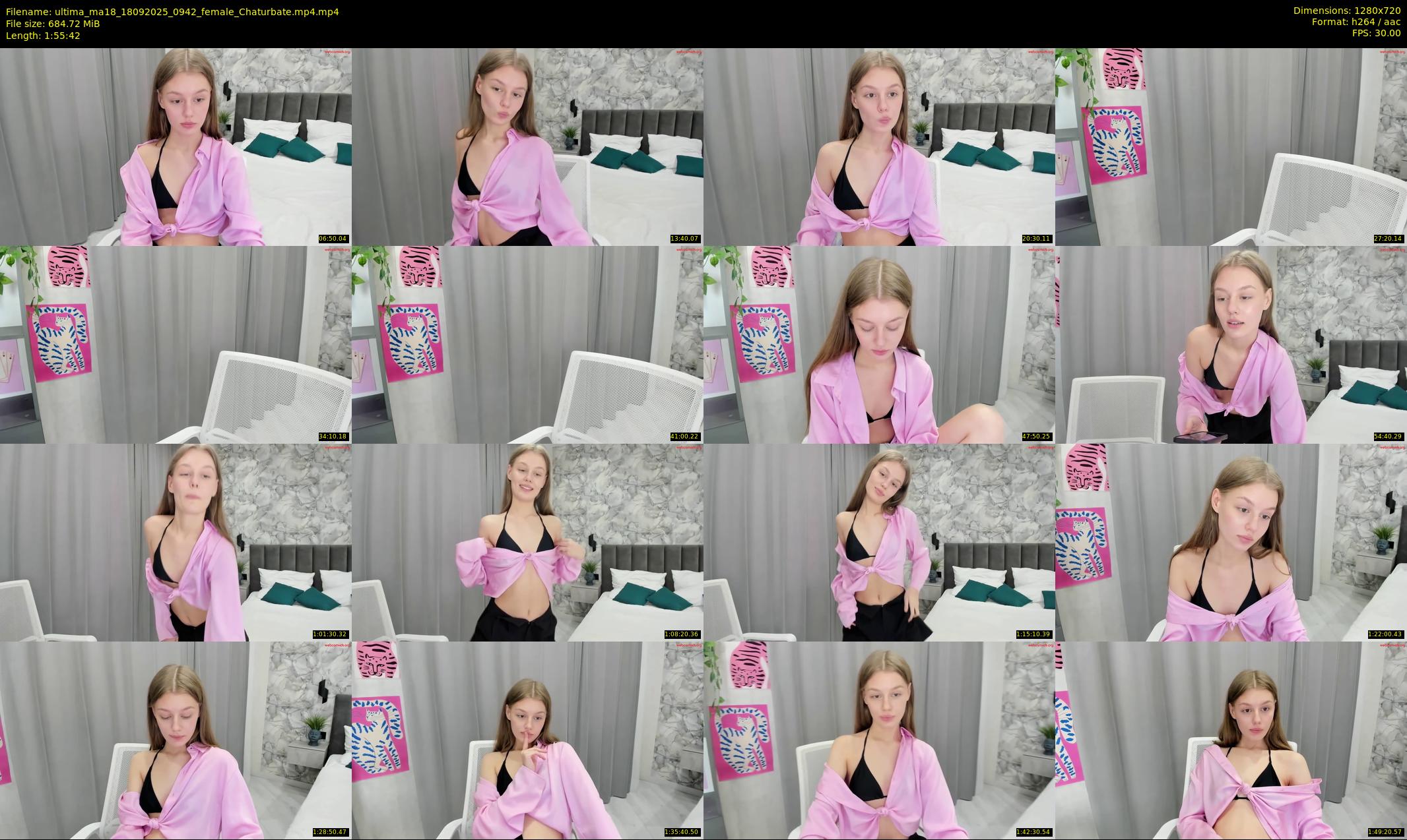 ultima_ma18 — 116 minute Chaturbate female cam show recording, 720p, Sep 18, 2025