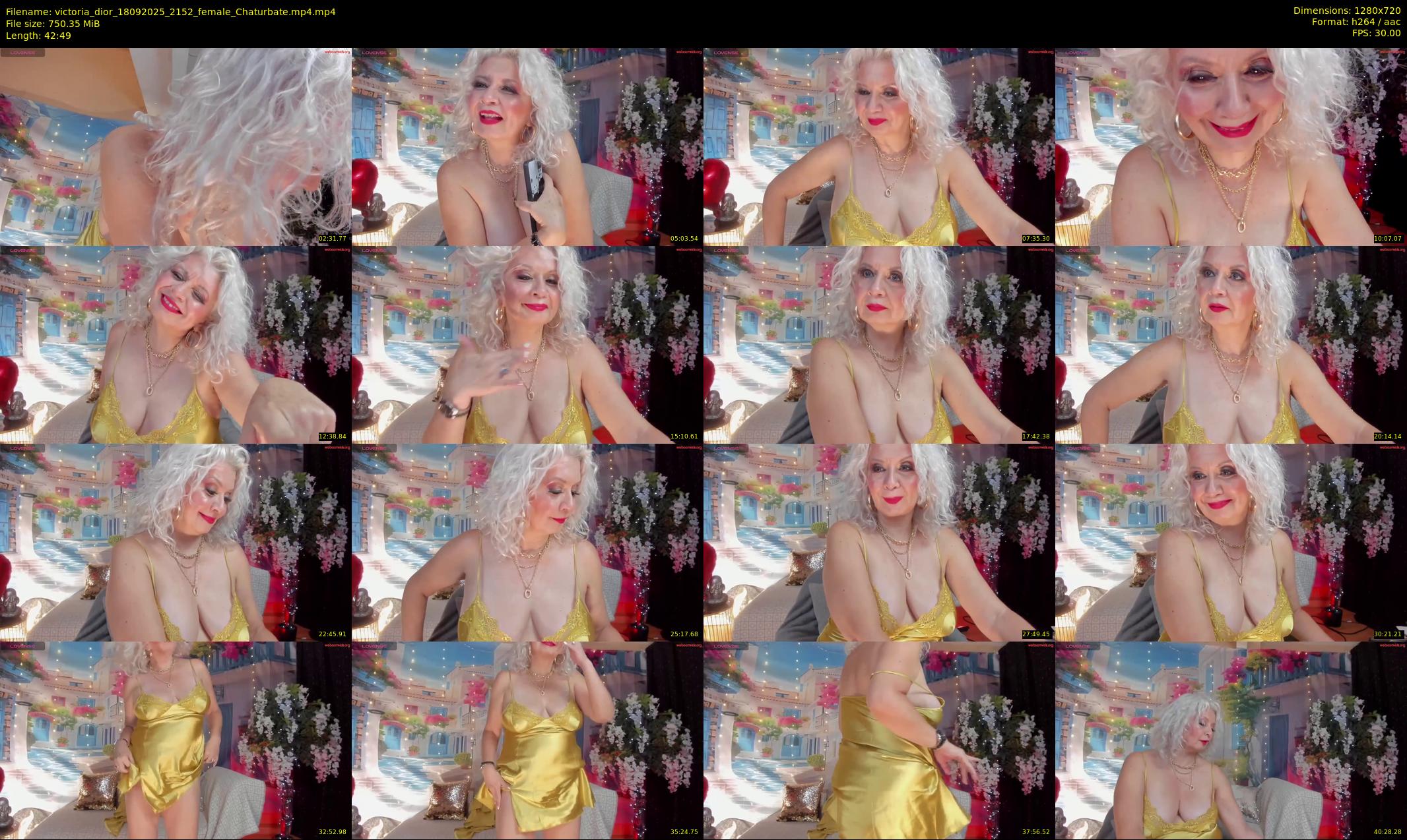 victoria_dior — 43 minute Chaturbate female cam show recording, 720p, Sep 18, 2025
