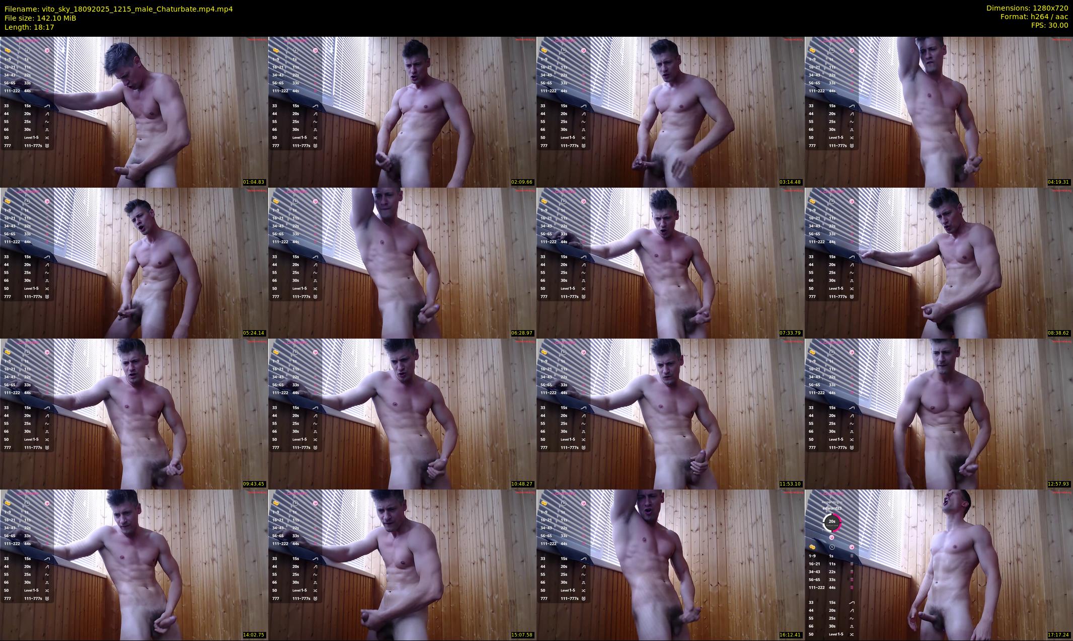 vito_sky — 19 minute Chaturbate male cam show recording, 720p, Sep 18, 2025