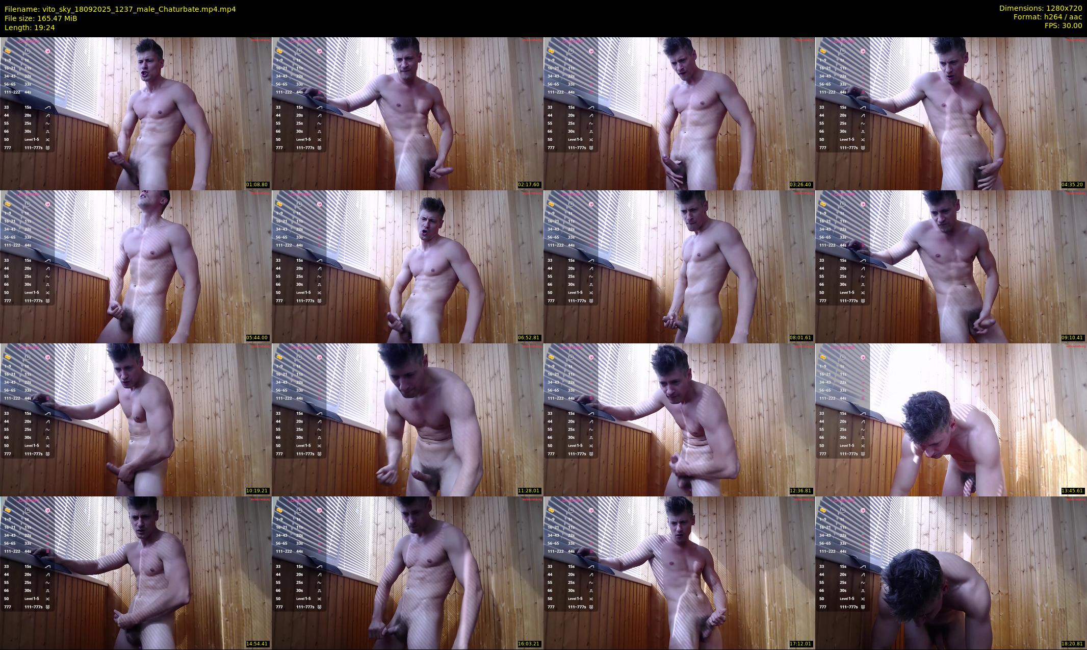 vito_sky — 20 minute Chaturbate male cam show recording, 720p, Sep 18, 2025