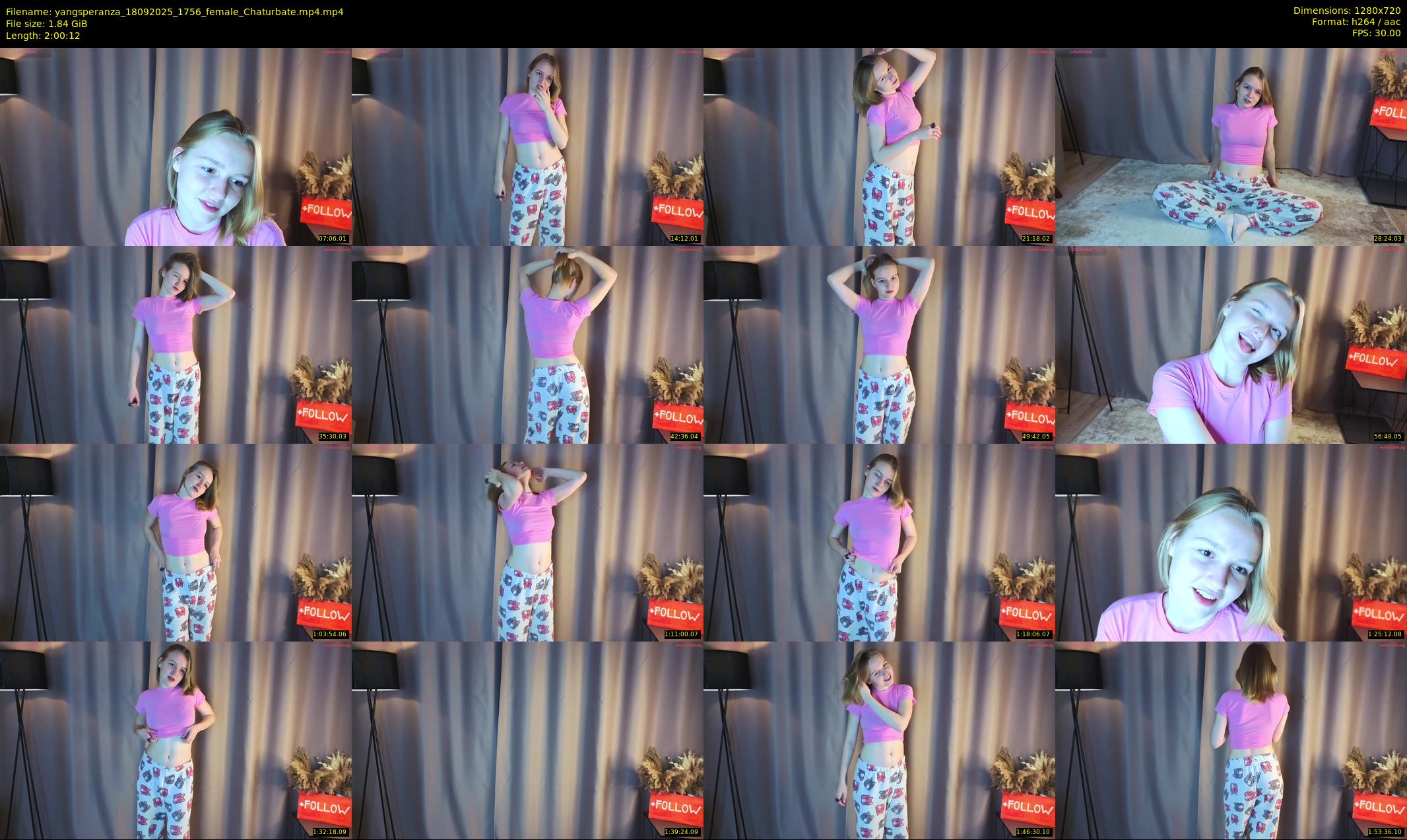 yangsperanza — 121 minute Chaturbate female cam show recording, 720p, Sep 18, 2025