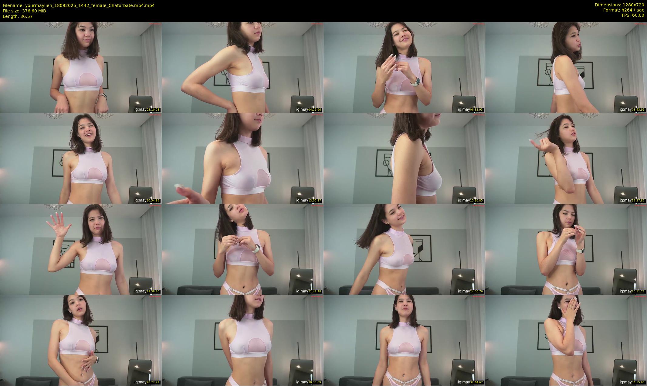yourmaylien — 37 minute Chaturbate female cam show recording, 720p, Sep 18, 2025