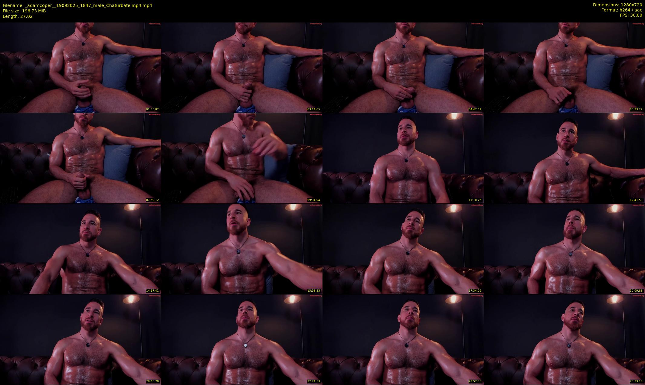 _adamcoper_ — 28 minute Chaturbate male cam show recording, 720p, Sep 19, 2025