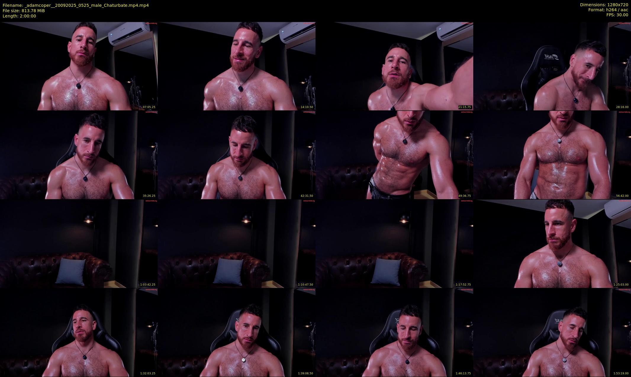 _adamcoper_ — 120 minute Chaturbate male cam show recording, 720p, Sep 20, 2025
