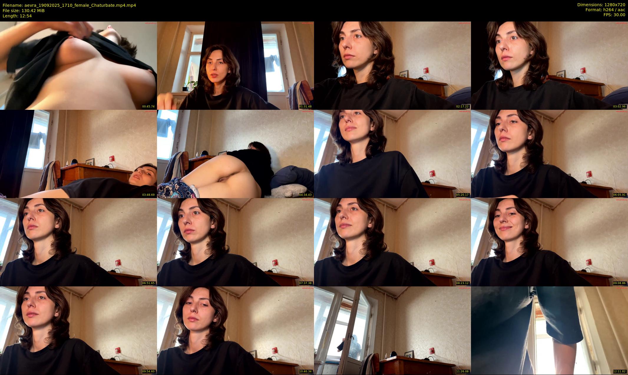 aevra — 13 minute Chaturbate female cam show recording, 720p, Sep 19, 2025