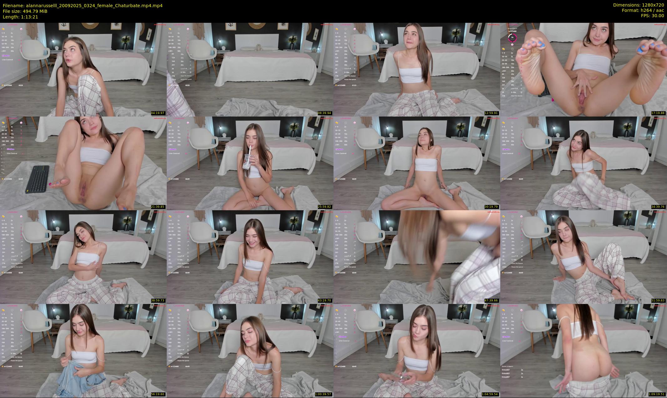 alannarusselll — 74 minute Chaturbate female cam show recording, 720p, Sep 20, 2025