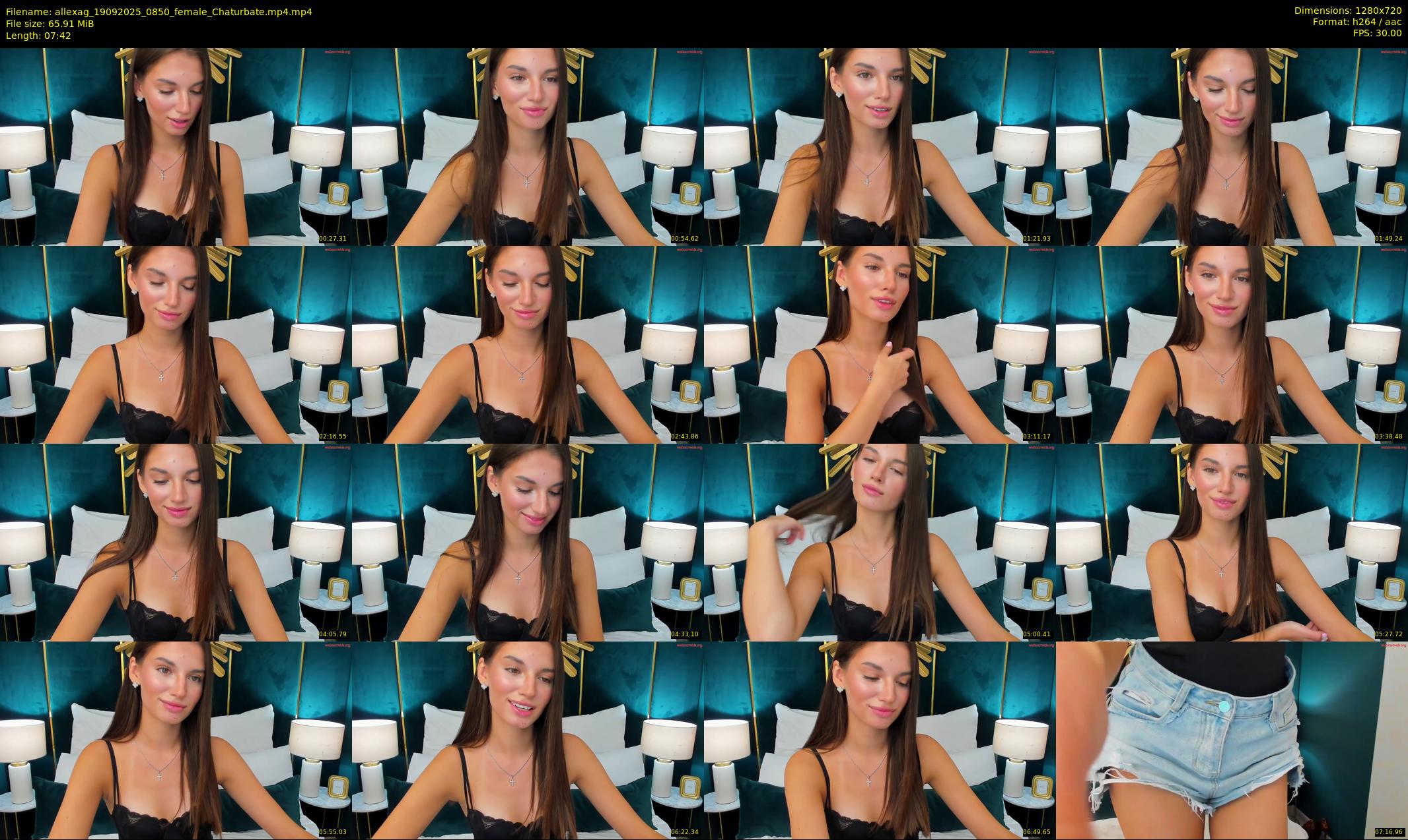 allexag — 8 minute Chaturbate female cam show recording, 720p, Sep 19, 2025