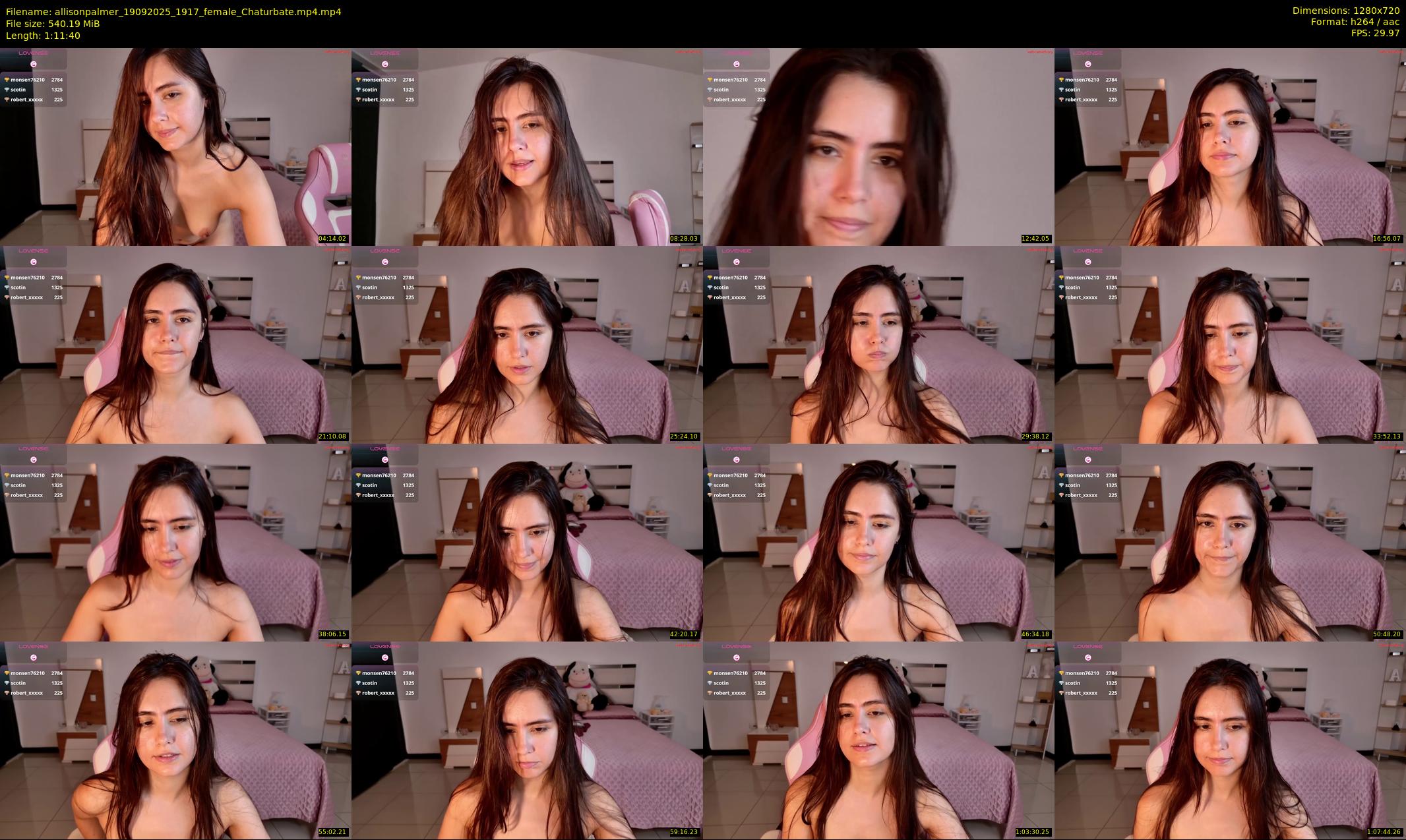 allisonpalmer — 72 minute Chaturbate female cam show recording, 720p, Sep 19, 2025