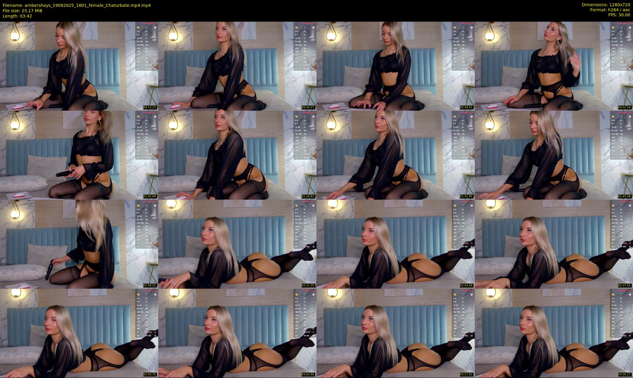 ambershays — 4 minute Chaturbate female cam show recording, 720p, Sep 19, 2025
