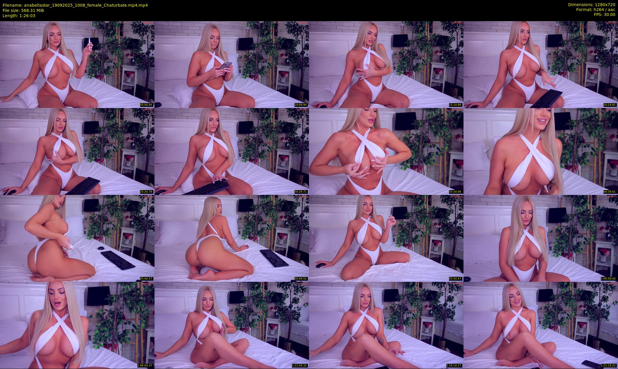 anabellastar — 87 minute Chaturbate female cam show recording, 720p, Sep 19, 2025