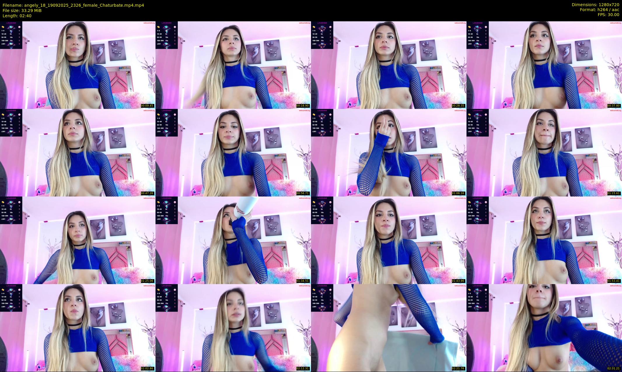 angely_18 — 3 minute Chaturbate female cam show recording, 720p, Sep 19, 2025