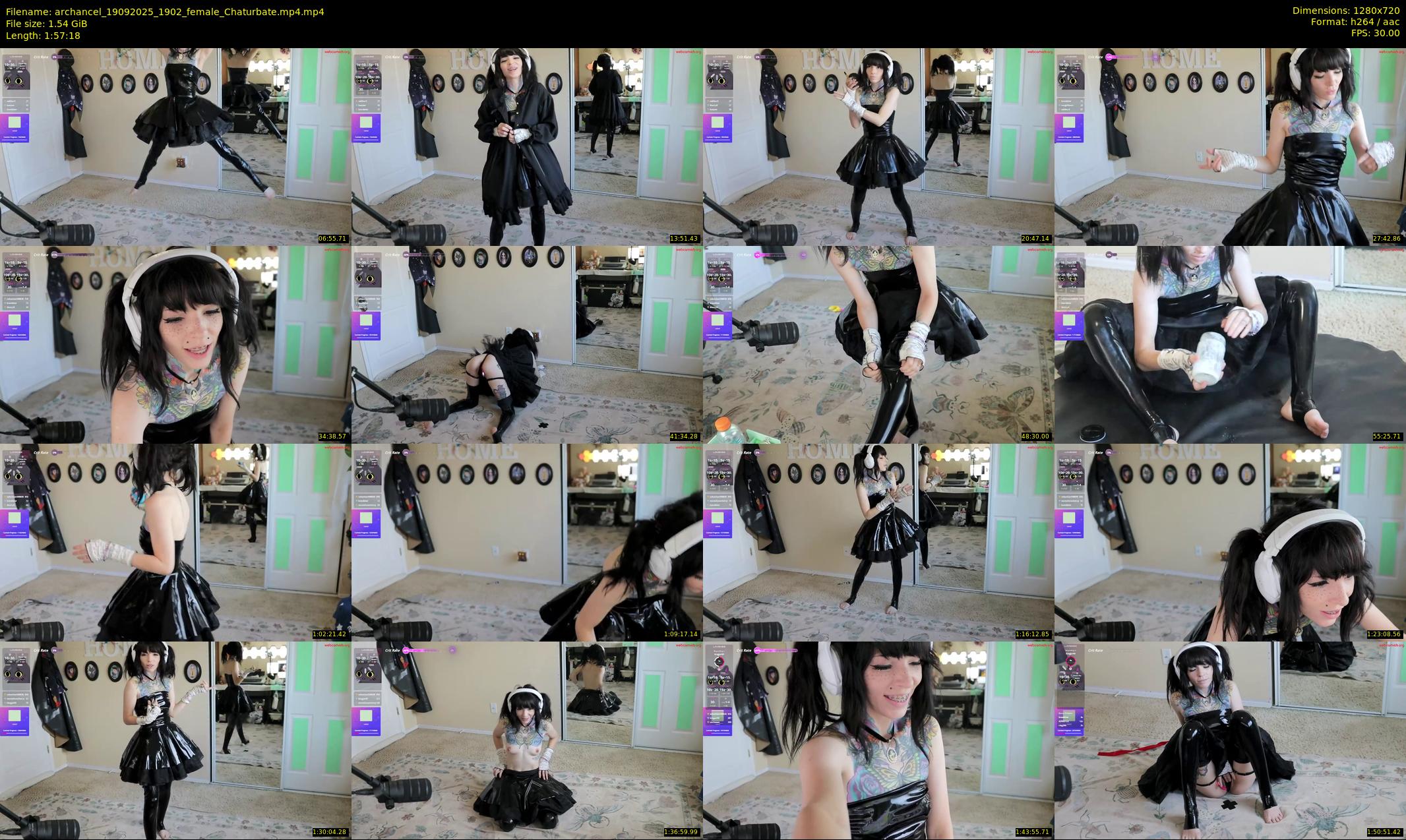 archancel — 118 minute Chaturbate female cam show recording, 720p, Sep 19, 2025