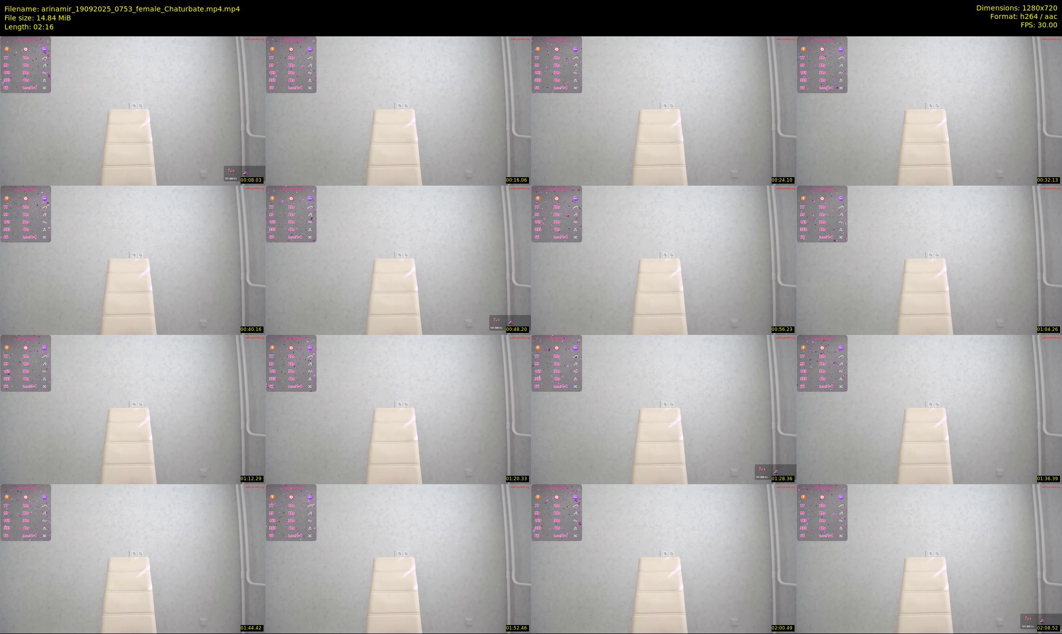 arinamir — 3 minute Chaturbate female cam show recording, 720p, Sep 19, 2025