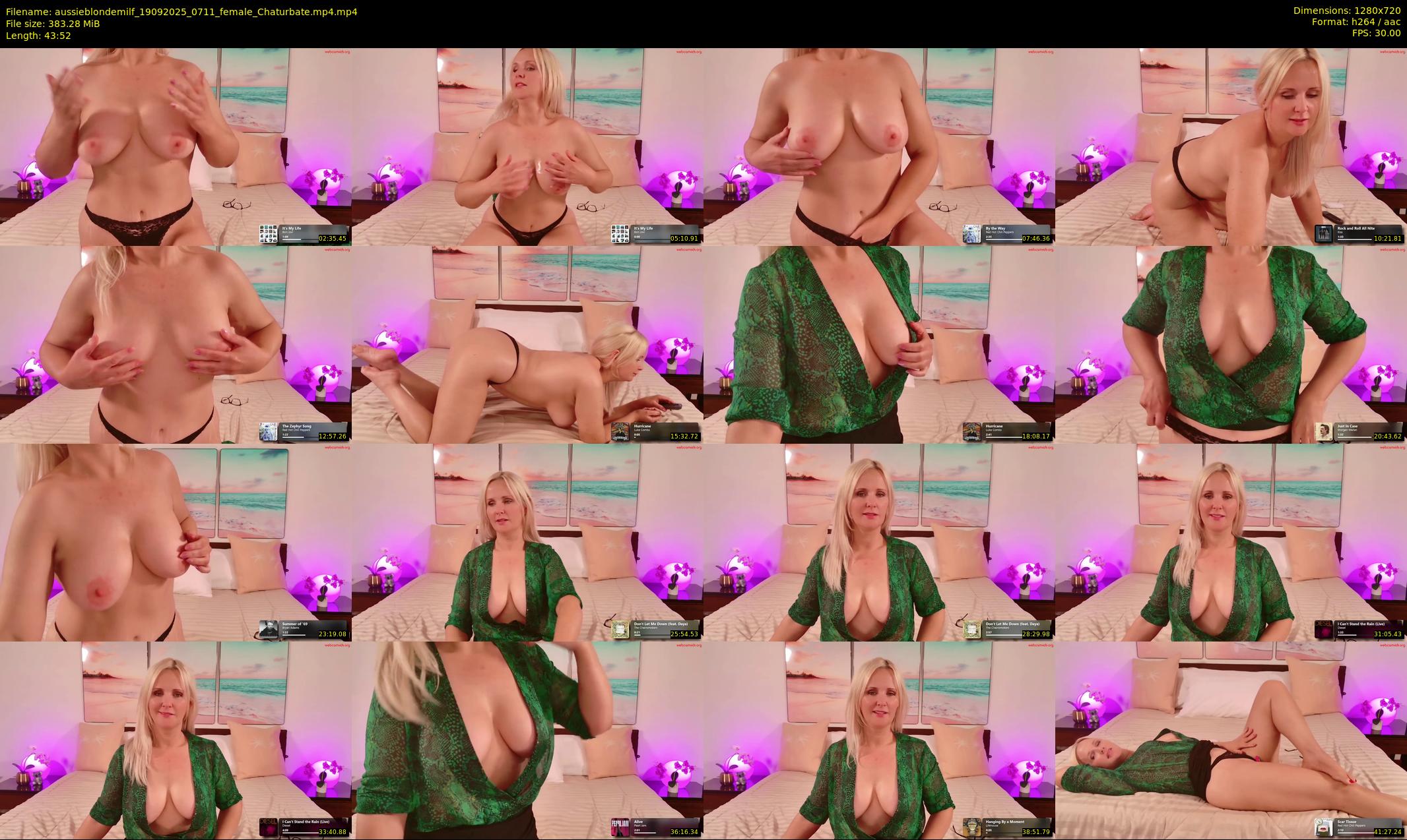 aussieblondemilf — 44 minute Chaturbate female cam show recording, 720p, Sep 19, 2025