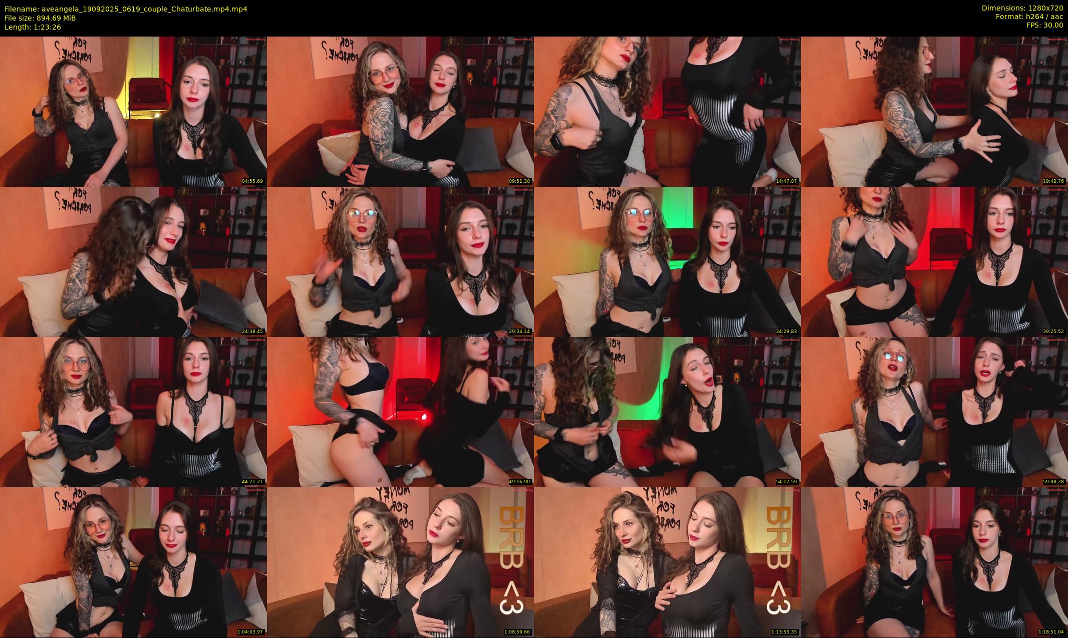 aveangela — 84 minute Chaturbate couple cam show recording, 720p, Sep 19, 2025