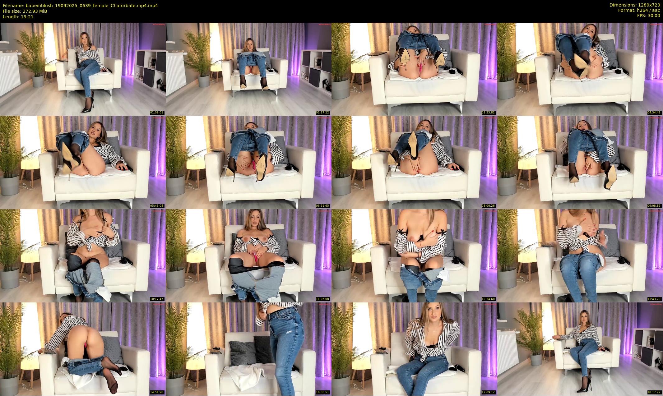 babeinblush — 20 minute Chaturbate female cam show recording, 720p, Sep 19, 2025