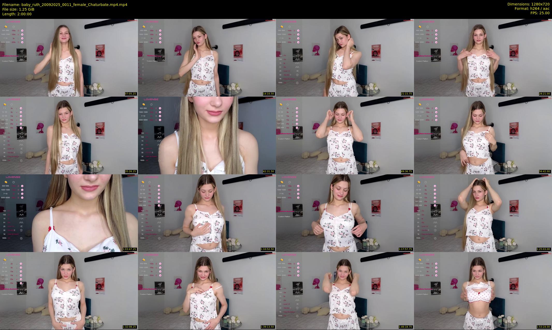 baby_ruth — 120 minute Chaturbate female cam show recording, 720p, Sep 20, 2025