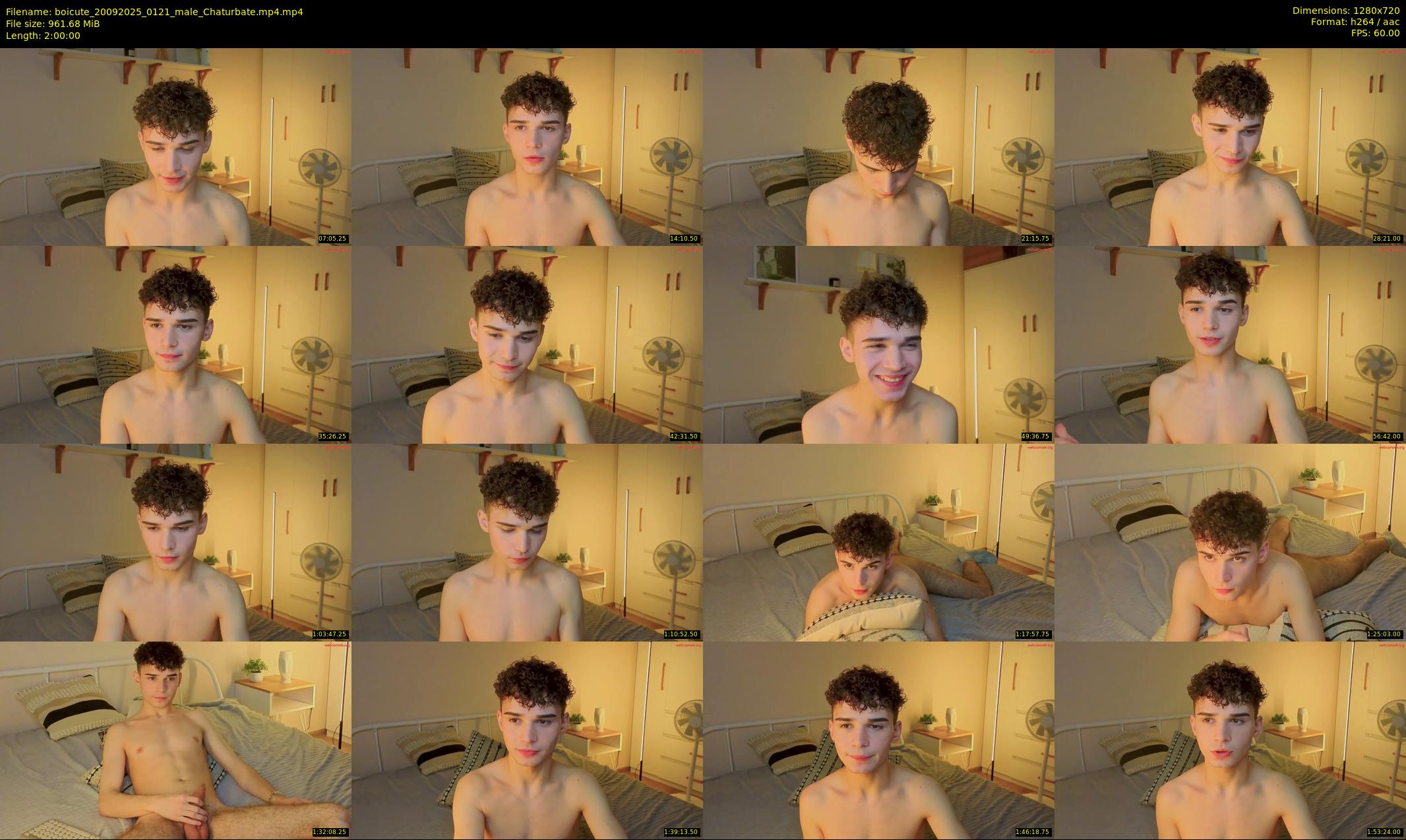 boicute — 120 minute Chaturbate male cam show recording, 720p, Sep 20, 2025