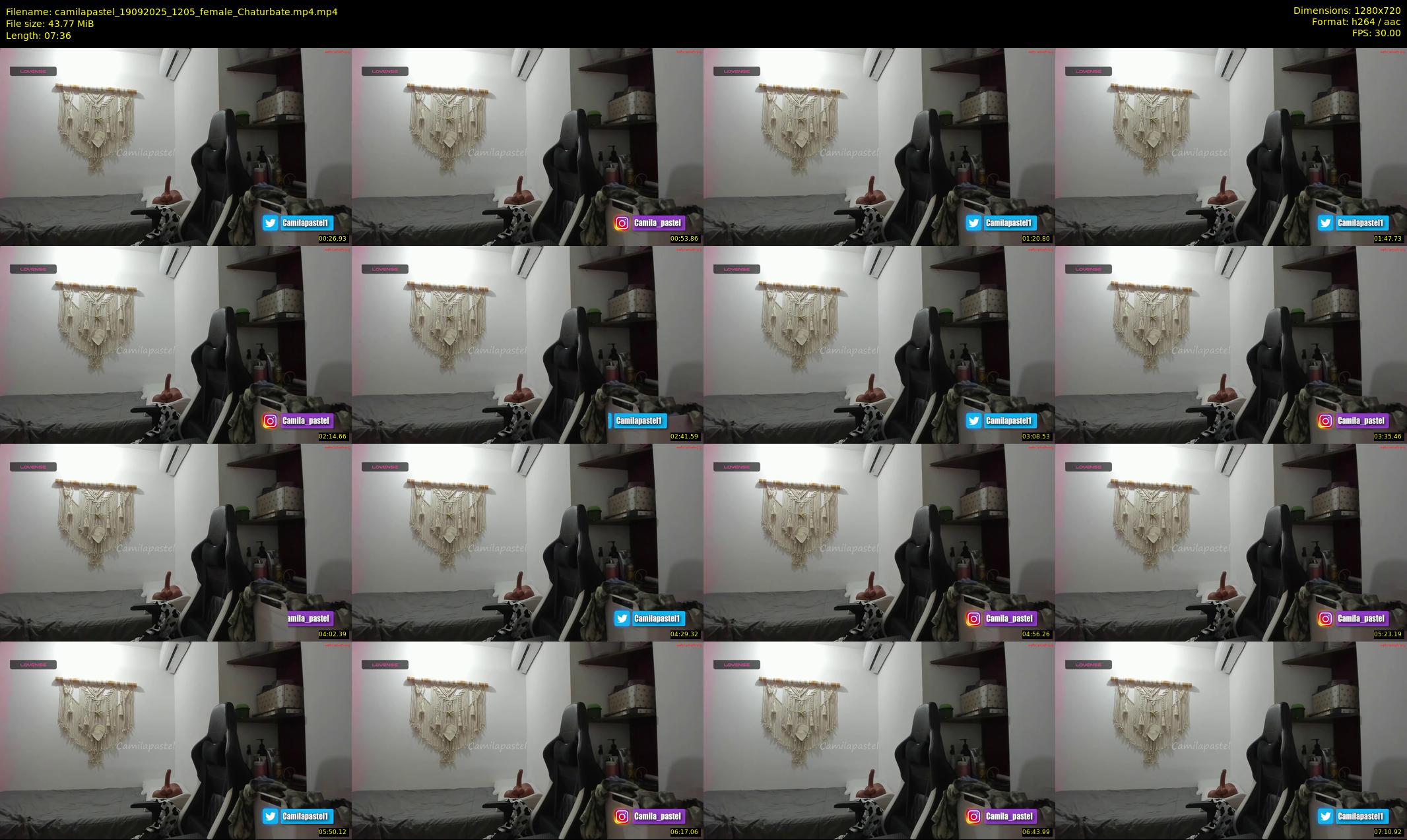 camilapastel — 8 minute Chaturbate female cam show recording, 720p, Sep 19, 2025