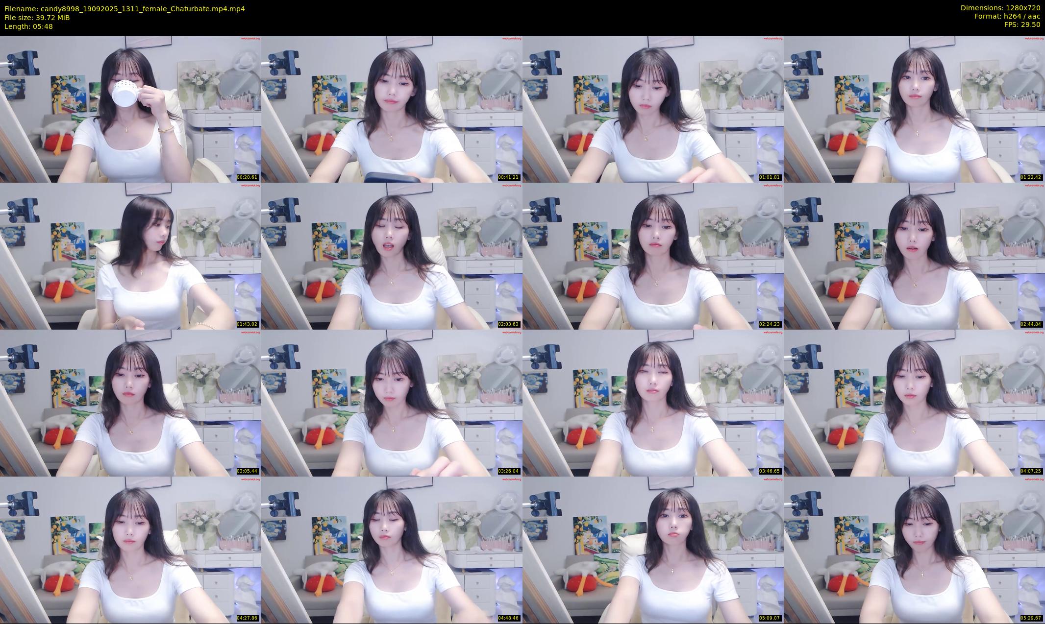 candy8998 — 6 minute Chaturbate female cam show recording, 720p, Sep 19, 2025