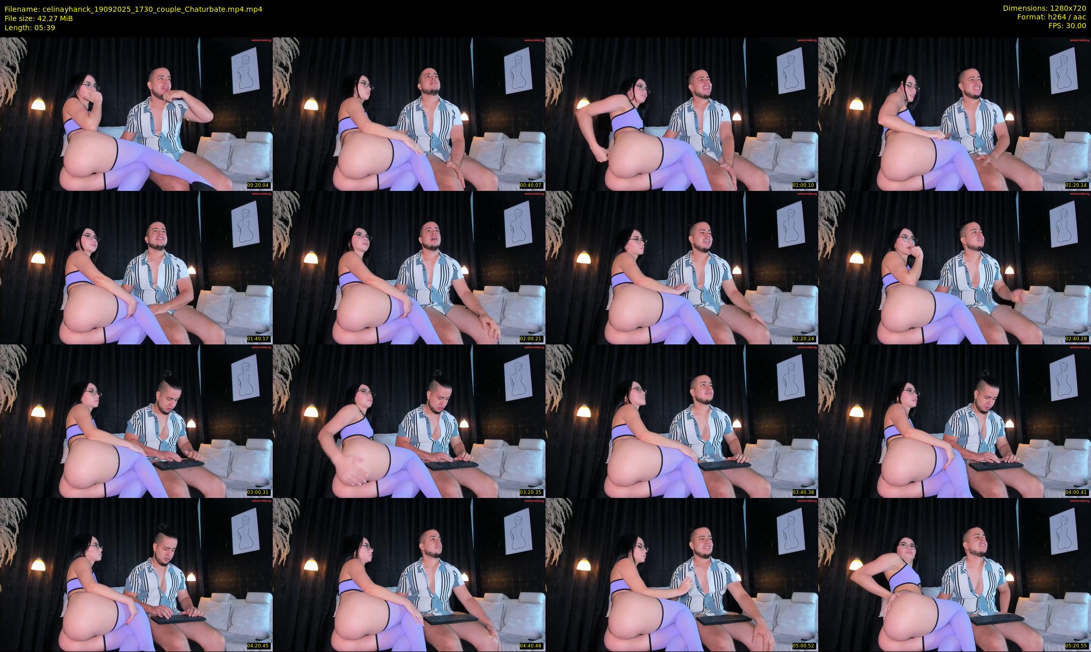 celinayhanck — 6 minute Chaturbate couple cam show recording, 720p, Sep 19, 2025