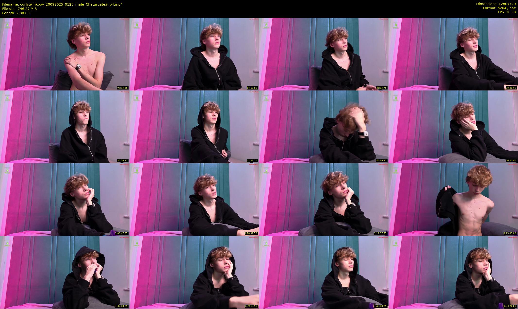 curlytwinkboy — 120 minute Chaturbate male cam show recording, 720p, Sep 20, 2025