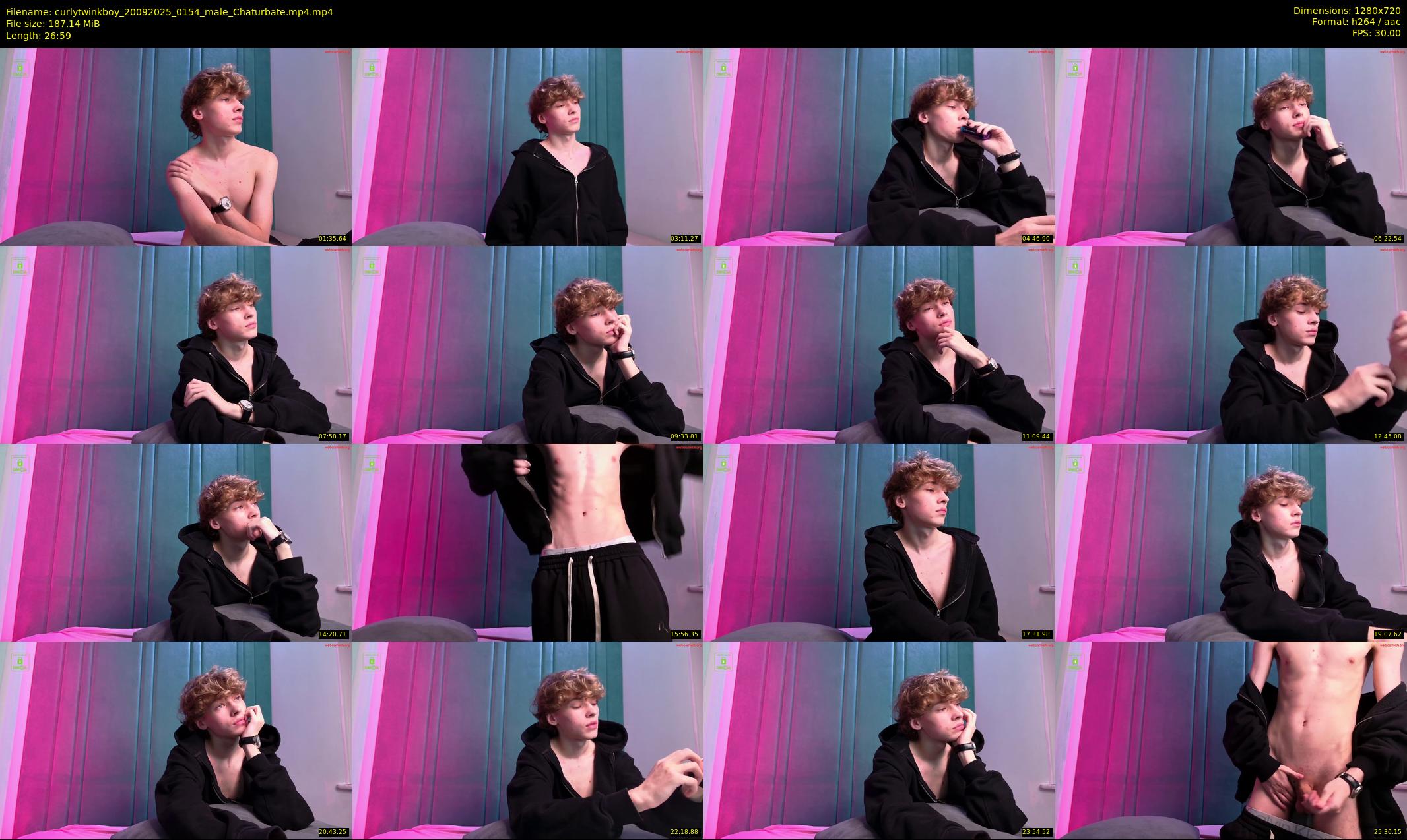 curlytwinkboy — 27 minute Chaturbate male cam show recording, 720p, Sep 20, 2025